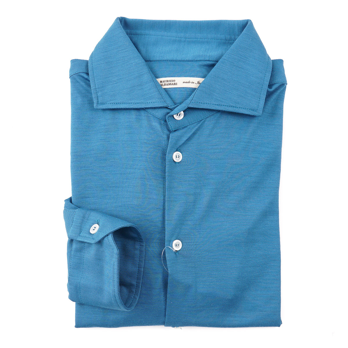 Maurizio Baldassari Men's Jersey Wool Shirt - Soft & Breathable Knit Top for Casual Wear & Layering | Perfect for Office, Travel & Outdoor Activities