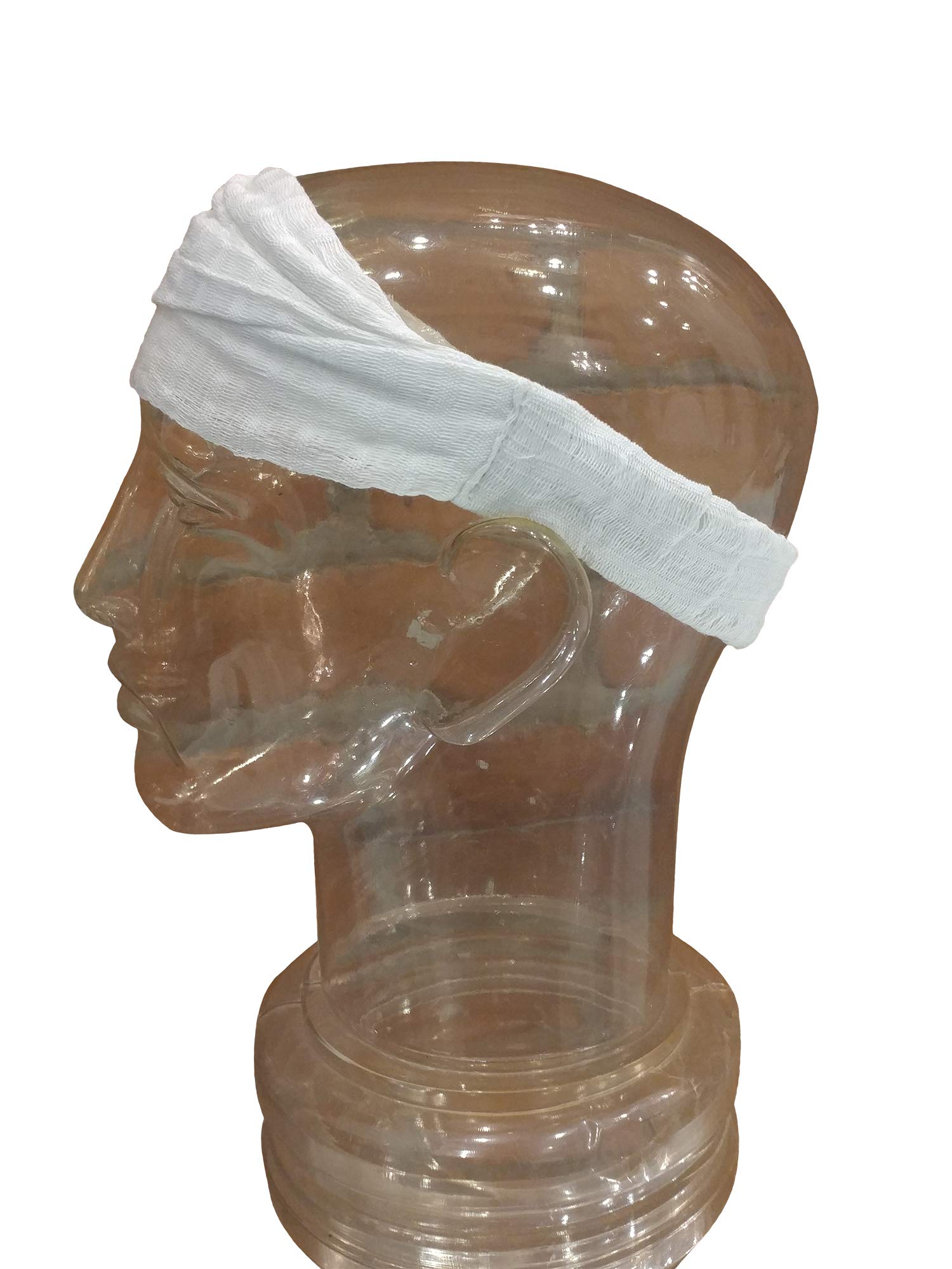 Handwoven No-Slip Extra Loose Headband - Pure White (4 Sizes) | Perfect for Yoga, Workouts, and Everyday Comfort