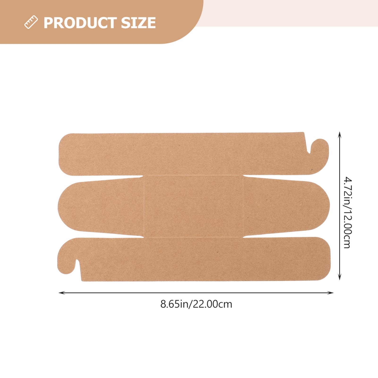 CALLARON 100-Pack Kraft Paper Food Containers - Eco-Friendly Hot Dog & French Fries Boxes, Snack Takeout Containers for Parties, Picnics, and Fast Food Restaurants