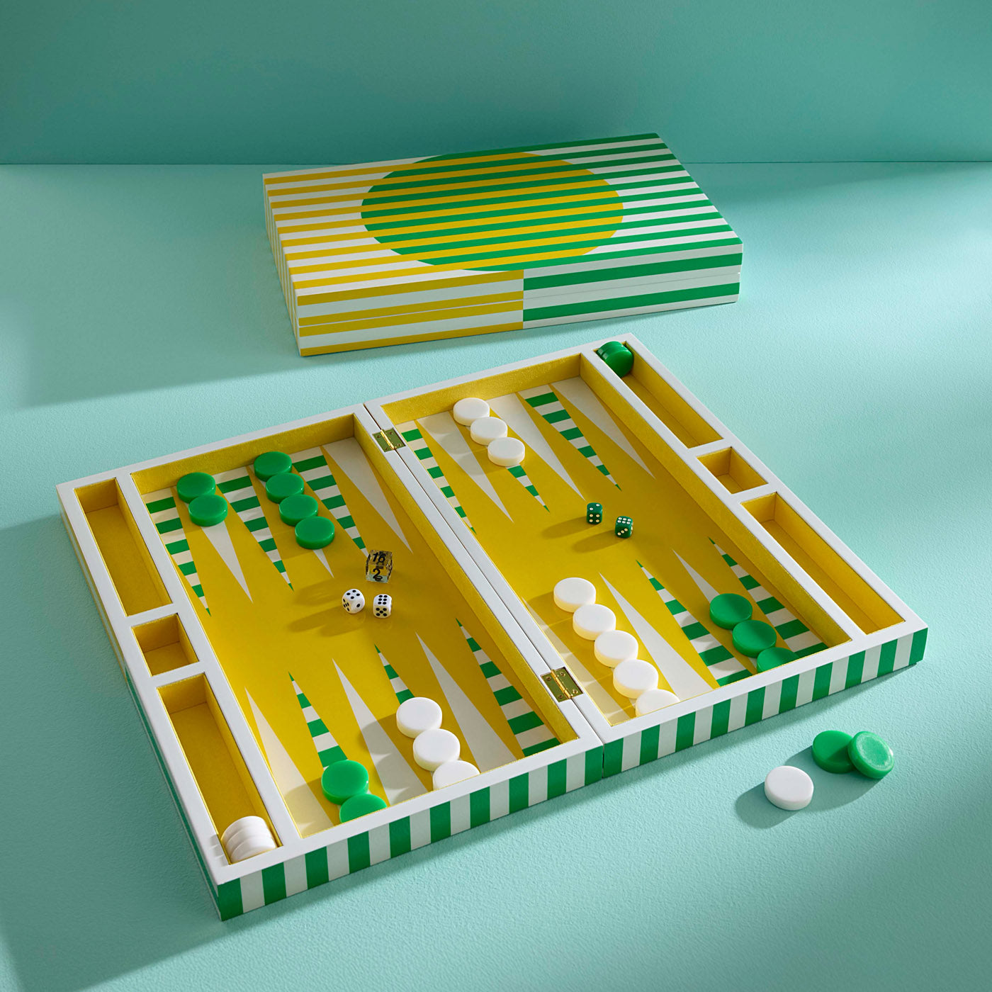 Premium Copenhagen Backgammon Set - Classic Wooden Board Game for Adults & Families - Perfect for Travel, Parties & Game Nights