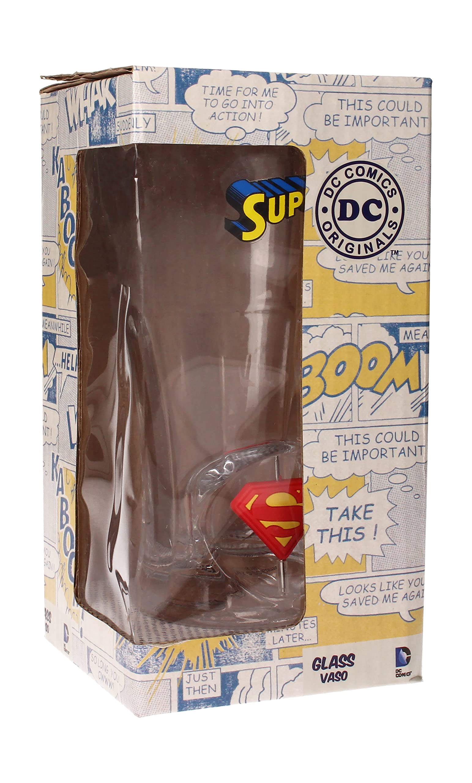 SD Toys DC Universe Superman Rotating Logo Collectible - Official Licensed Merchandise for Fans & Collectors - Perfect for Display, Gifts & Superhero Decor