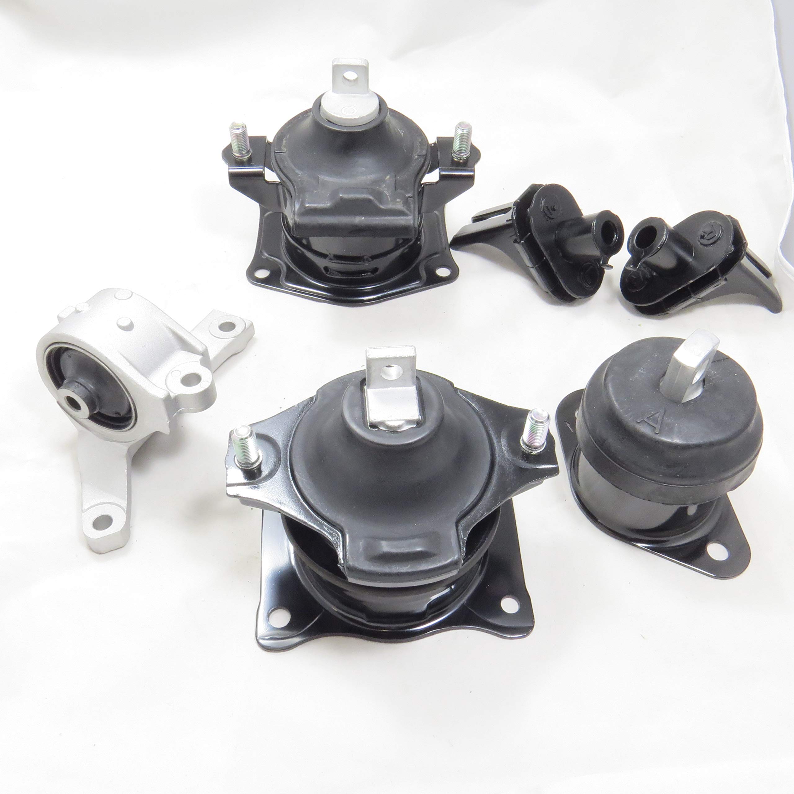 2007-2008 Acura TL 3.2L & TL-S 3.5L Engine Motor and Automatic Transmission Mount Set of 6 - Durable Replacement for Smooth Ride & Vibration Reduction - Perfect for Daily Commuting, Road Trips & Performance Upgrades