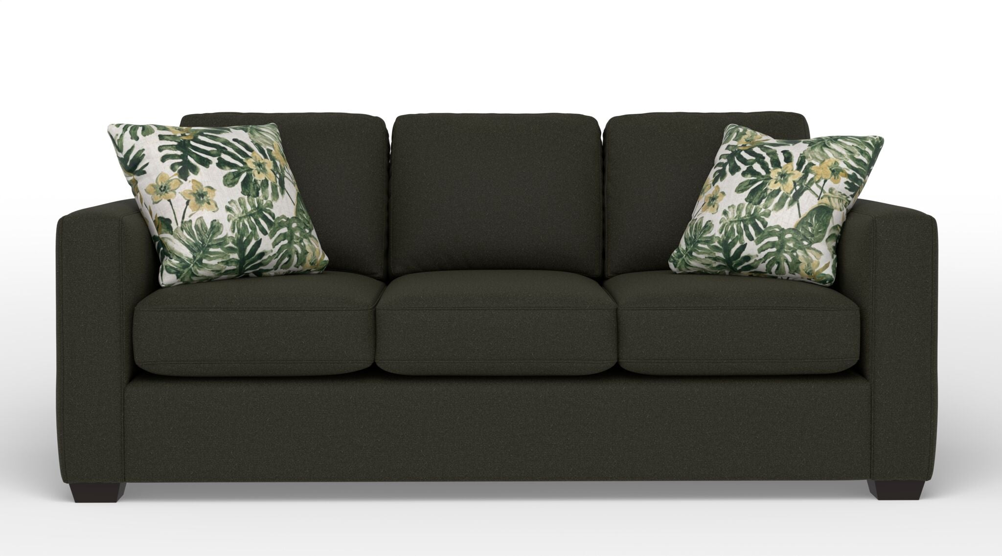 Caleb Sofa in Lido Green - Modern Comfortable Living Room Furniture for Home & Office Decor