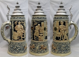 Authentic German Beer Steins - Handcrafted Limited Edition Collectible Drinking Mugs for Oktoberfest & Home Bar Decor - Perfect Gift for Beer Lovers & German Culture Enthusiasts