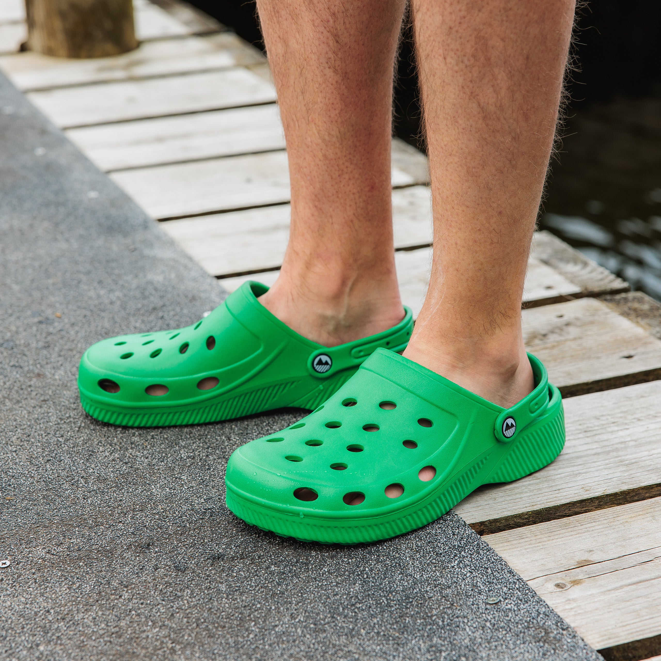 Men's Breathable Slip-On Clogs - Comfortable & Lightweight for Outdoor, Garden, and Casual Wear