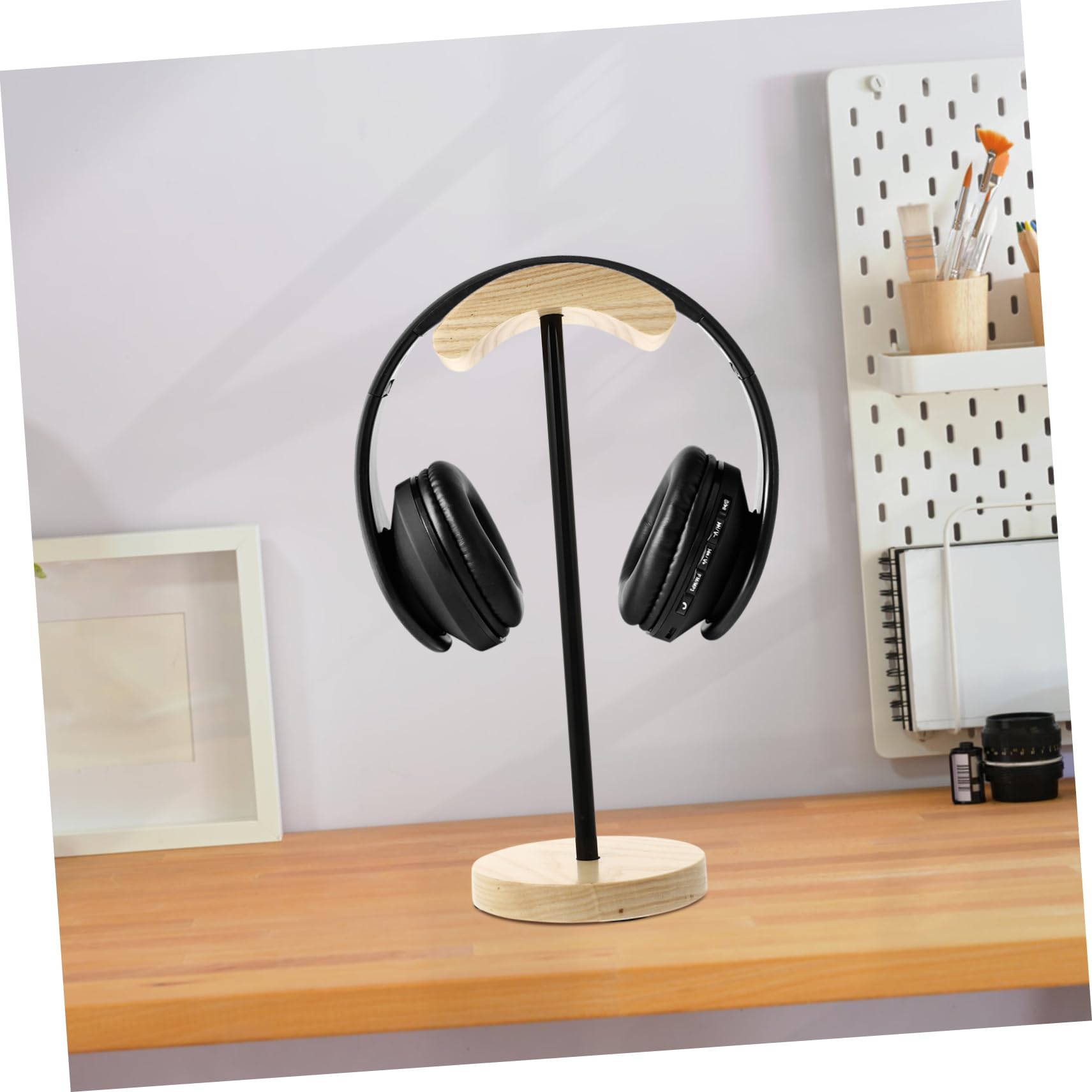 LIFKICH Metal Gaming Headphone Stand - Durable Headset Holder & Hanger for Desk Organization | Perfect for Gamers, Streamers & Home Office Setup