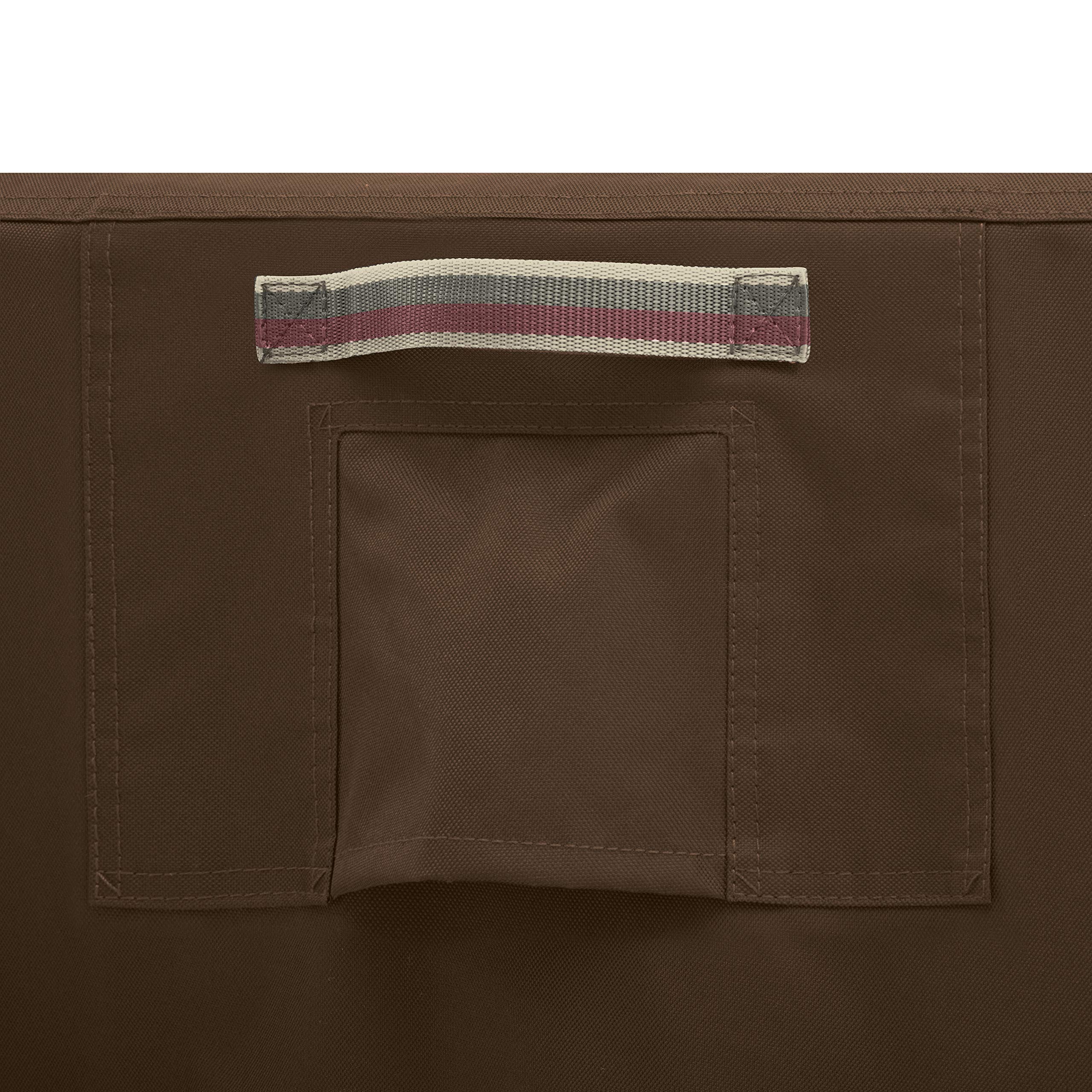 Classic Accessories Madrona Waterproof 100x80x36 Inch Dark Cocoa Patio Cover for Outdoor Furniture Protection