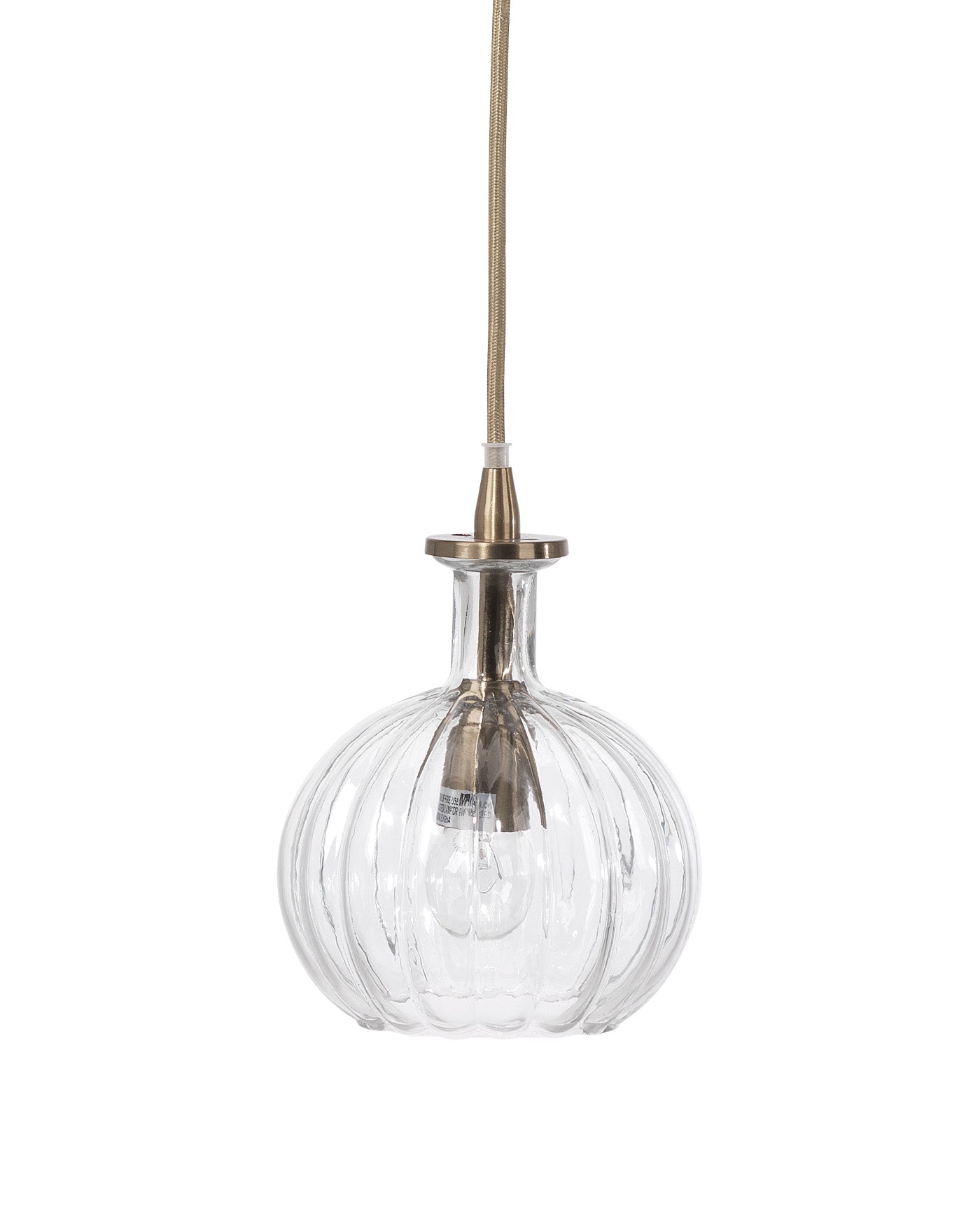 Sophia Carafe Pendant - Elegant Glass Water Bottle with Lid for Home, Office & Travel | Perfect for Water, Juice & Beverage Storage