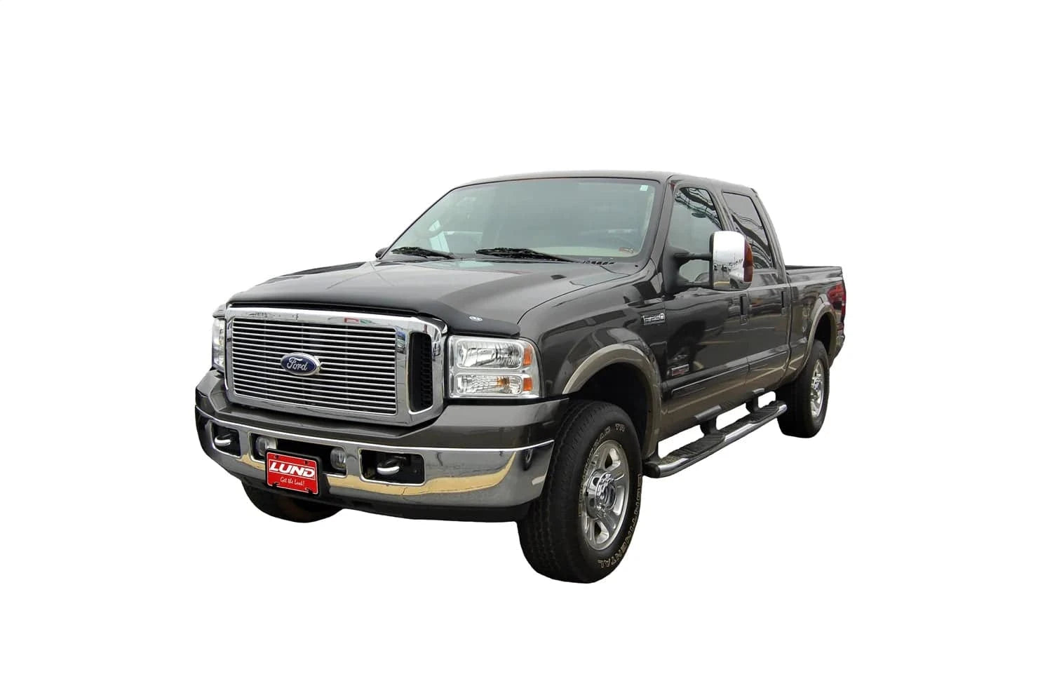 1999-2007 Ford F250 F350 F450 F550 Hood Deflector Bug Shield - Heavy Duty Hood Protector & Windshield Guard for Truck Protection (Perfect for Off-Roading & Highway Driving)