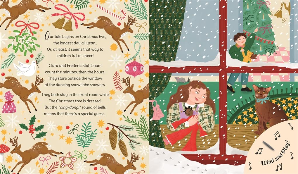 The Nutcracker: Wind Up Musical Christmas Toy - Perfect for Holiday Decorations & Kids Playtime
