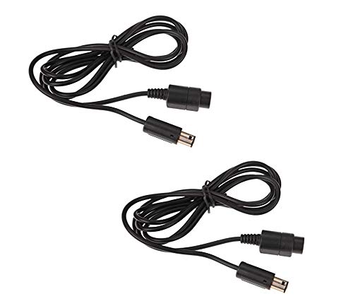 4-Pack Nintendo GameCube Controller Extension Cables for Wii & GameCube - 10ft Extra Long GC Controller Cord for Enhanced Gaming Comfort - Perfect for Multiplayer Setup & Organized Gaming Space