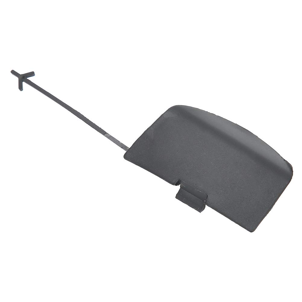 Qiilu Front Bumper Towing Cover - Unpainted Tow Hook Cover Cap (735456794) Compatible with Fiat 500 2007-2015 Models | Perfect for Car Protection & Customization