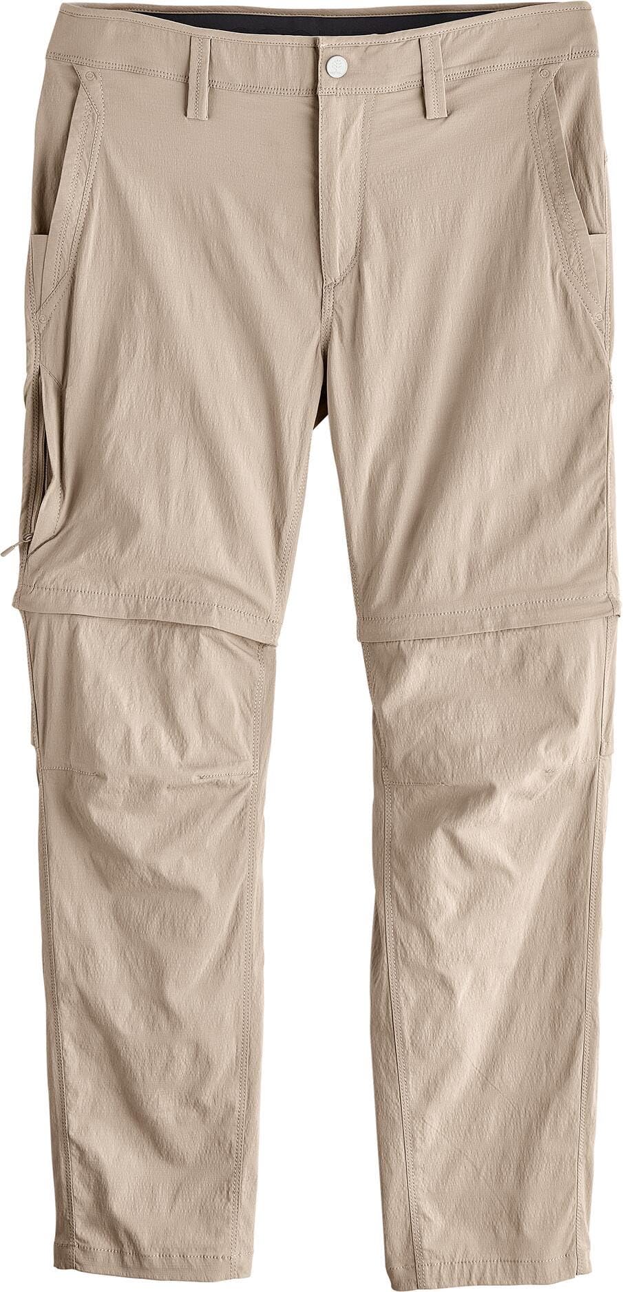 Coolibar UPF 50+ Men's Miller Convertible Pants - Sun Protective Outdoor Hiking & Travel Convertible Trousers for UV Protection