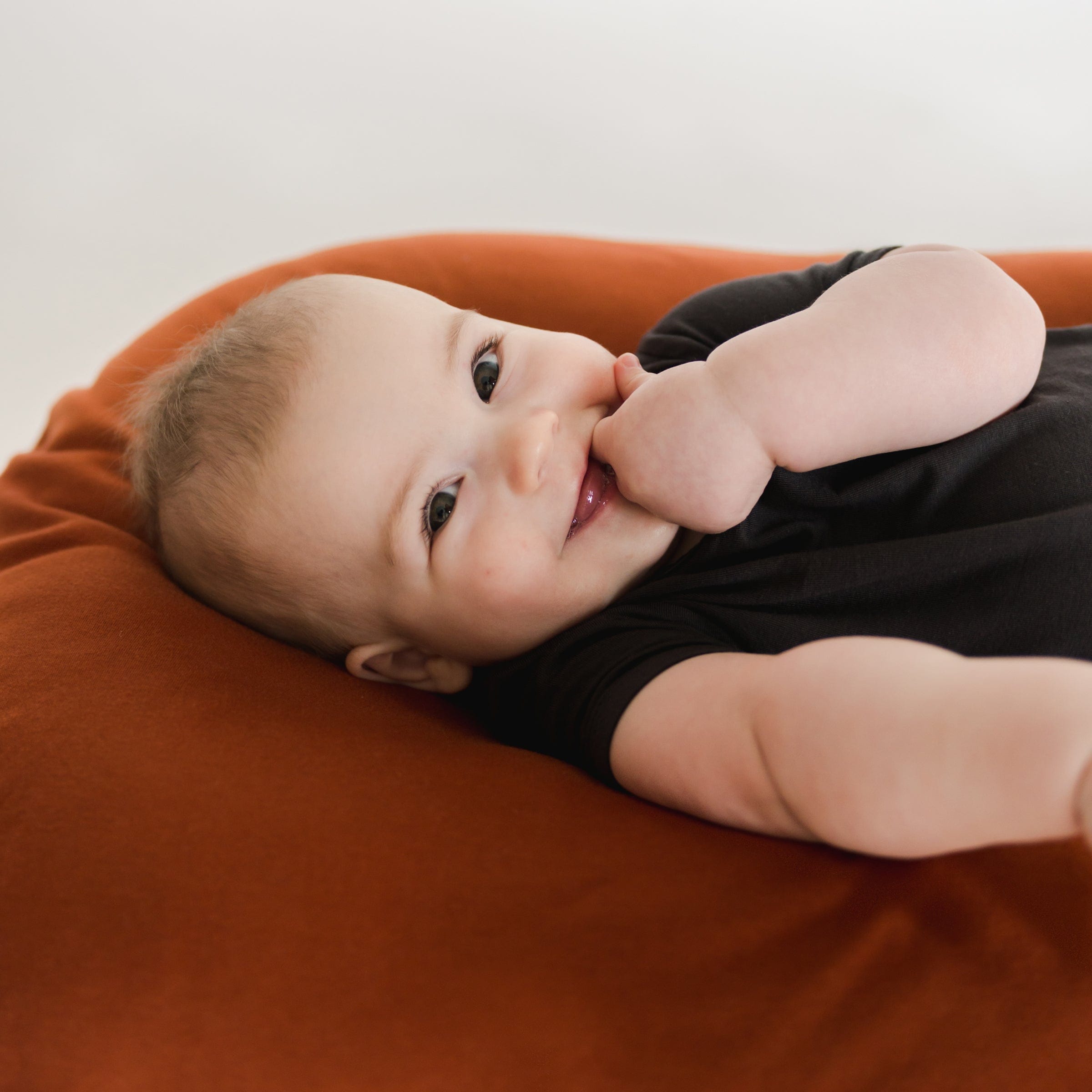 Organic Cotton Cover for Snuggle Me Infant Lounger - Soft & Breathable Baby Nest Cushion Protector - Perfect for Nursery, Playtime & Co-Sleeping