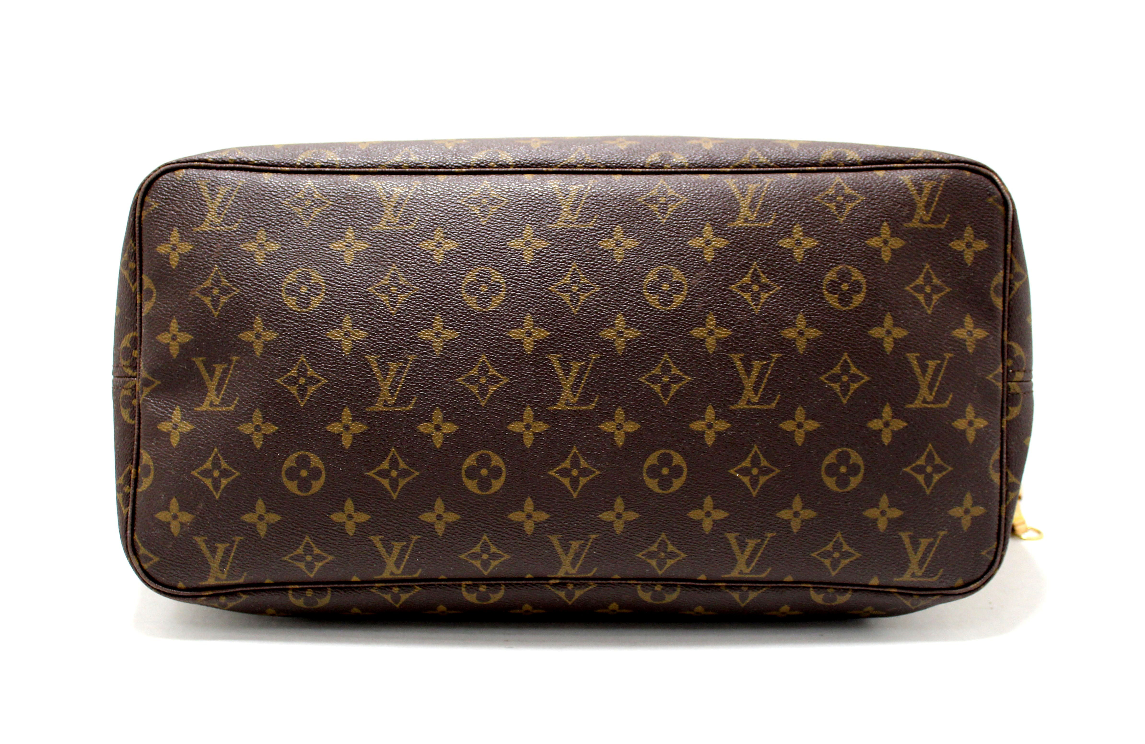 Authentic Louis Vuitton Neverfull GM Tote Bag - Large Monogram Canvas Shoulder Bag for Women, Perfect for Work, Travel & Everyday Use