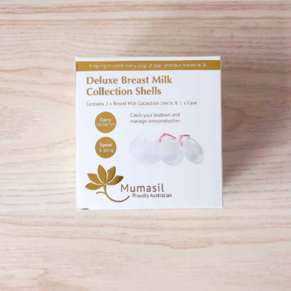 Mumasil Breast Milk Collection Shells - Deluxe Silicone Milk Catchers for Nursing Moms - Perfect for Leak-Free Comfort at Work, Home, or Travel
