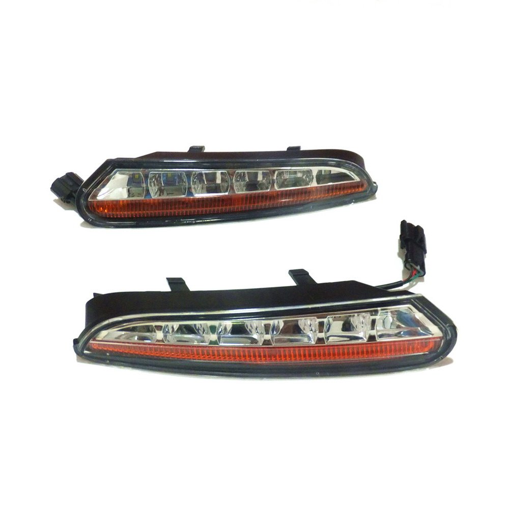 July King LED Daytime Running Lights (DRL) for Buick Encore & Opel Mokka 2013-2016 - LED Front Bumper Lights with Amber Turn Signal | Perfect for Enhanced Visibility & Safety During Day/Night Driving