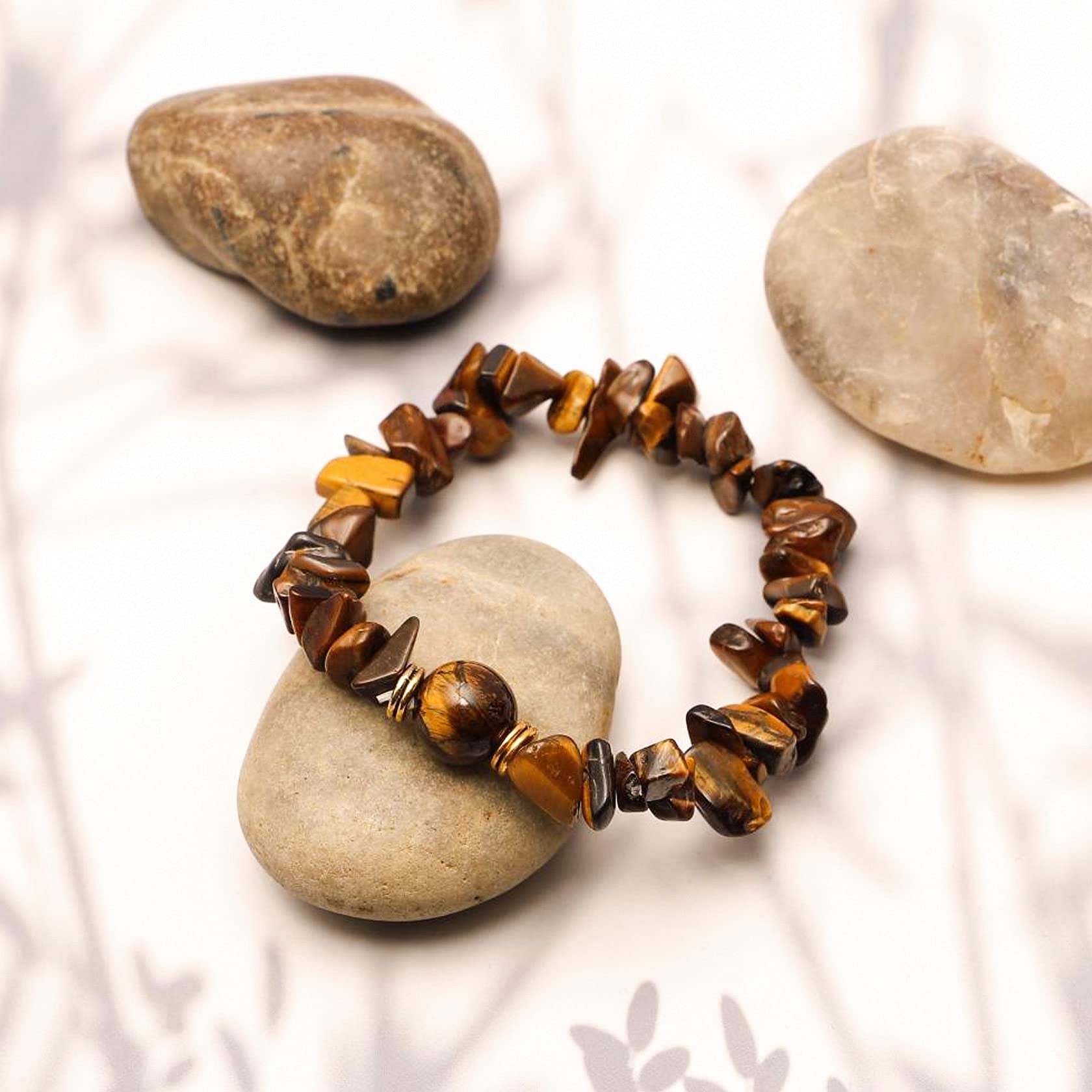MILAKOO 7 Chakra Healing Bracelet for Women - Natural Crystal Stone Yoga Beads Anxiety Relief Cuff - Perfect for Meditation, Reiki Energy Balancing & Spiritual Wellness