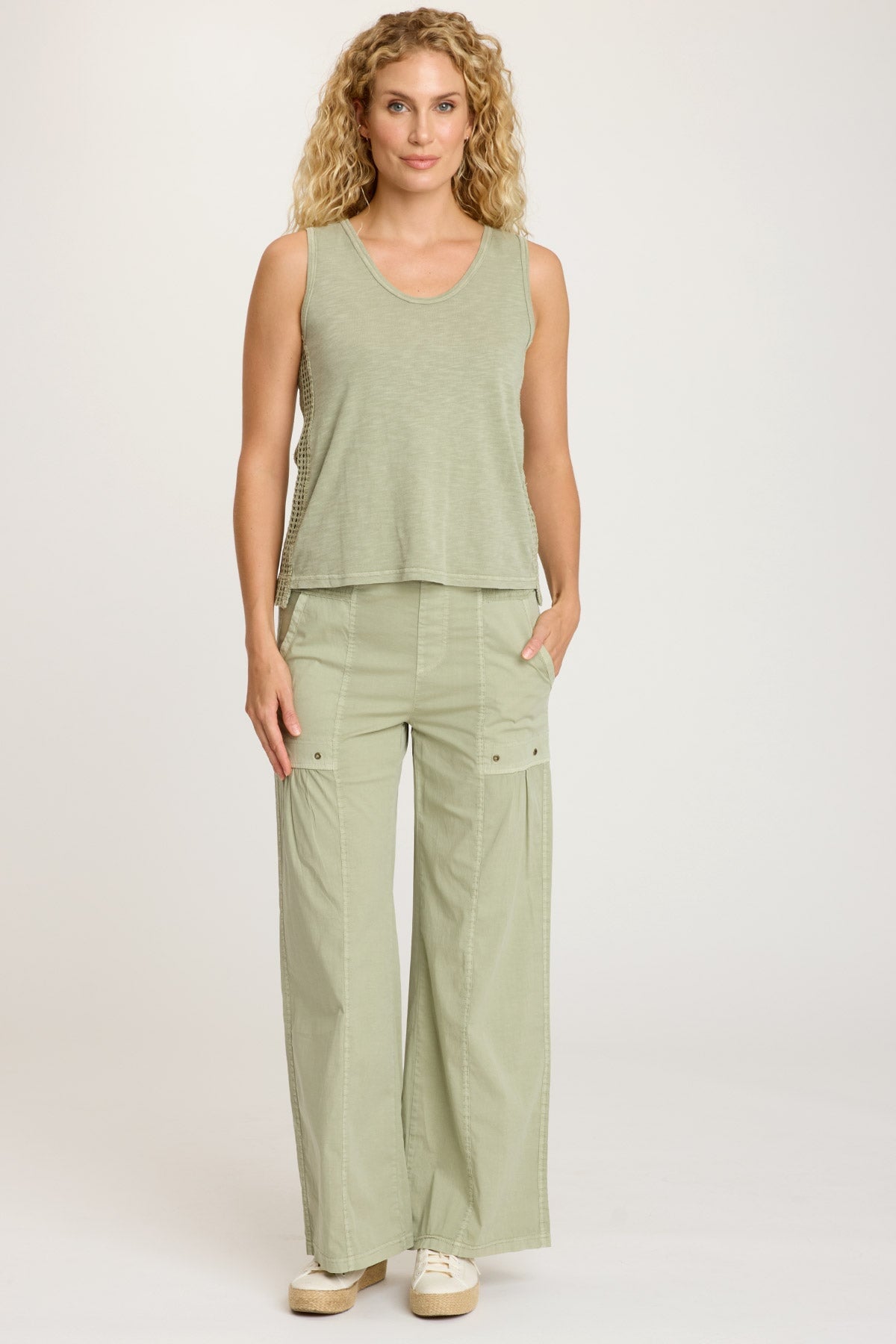 Gidget Tank Top - Lime Scented Pigment for Women | Soft & Comfortable Summer Fashion | Perfect for Yoga, Beach & Casual Wear