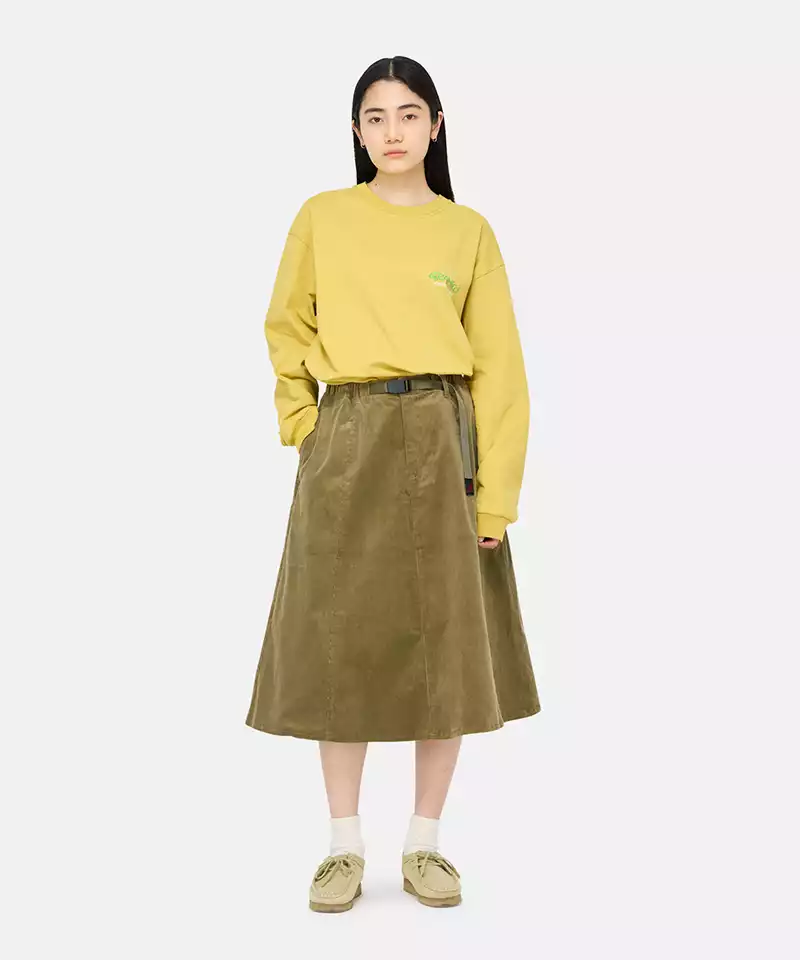 Stylish Paneled Midi Skirt for Women - Flattering A-Line Design, Comfortable Stretch Fabric - Perfect for Office Wear, Date Nights & Casual Outings