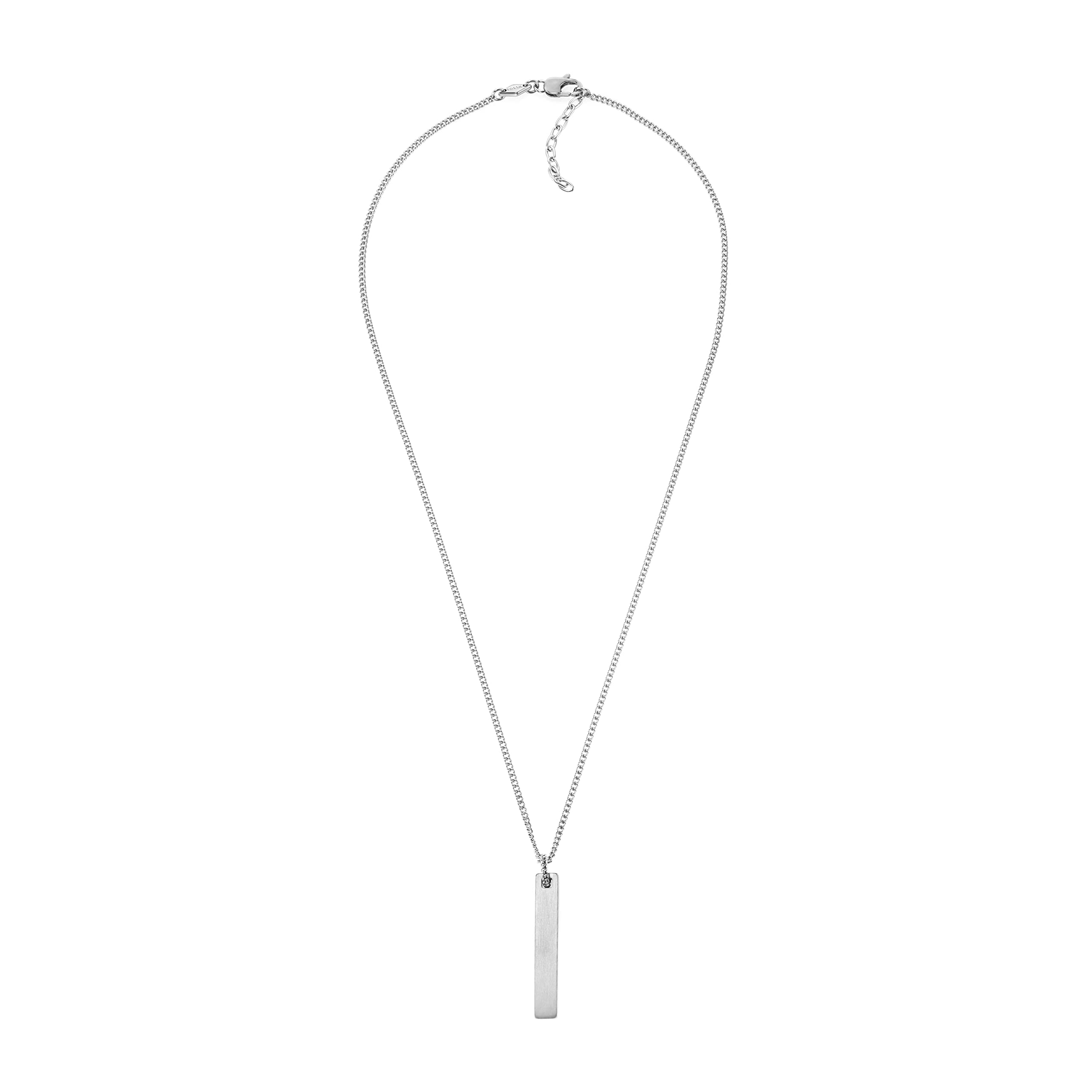 Fossil Men's Stainless Steel or Leather Necklace - Stylish & Durable Jewelry for Everyday Wear, Gifts & Special Occasions