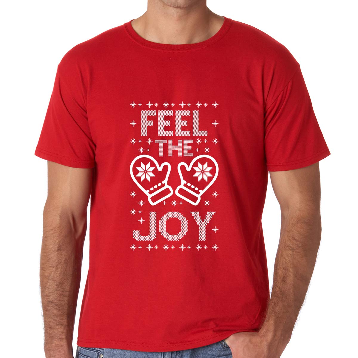 Funny Ugly Christmas Sweater for Men - Holiday Office Party T-Shirt - Festive Xmas Gift - Perfect for Ugly Sweater Contests & Family Gatherings
