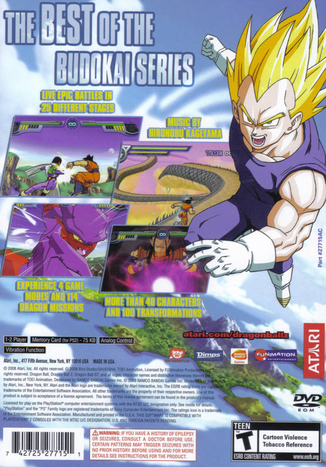 Dragon Ball Z Infinite World - Action RPG Video Game for PlayStation 2 | Anime Fighting Adventure | Perfect for DBZ Fans & Retro Gamers - Great for Gaming Nights & Anime-Themed Parties