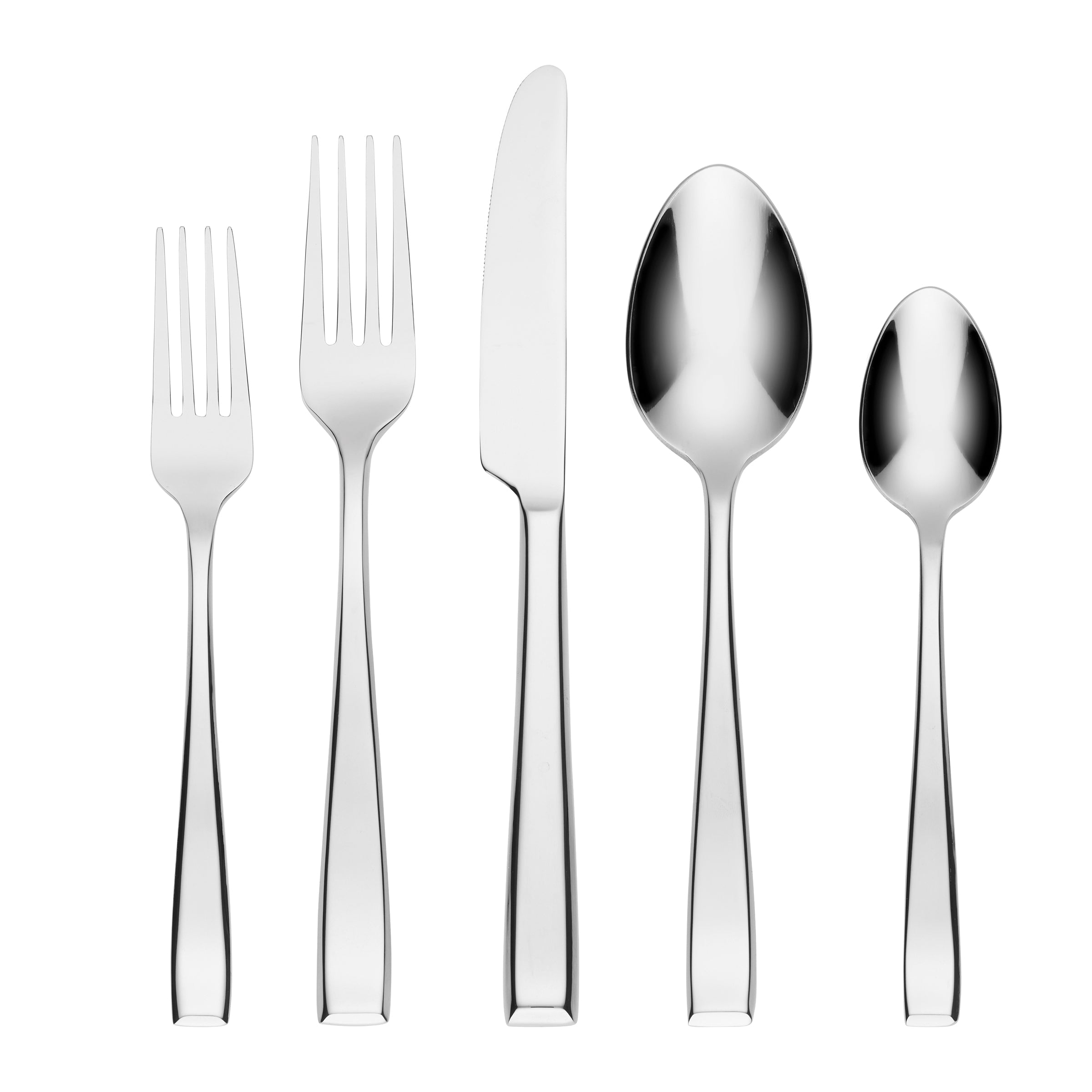 Samira 20-Piece Stainless Steel Flatware Set - Elegant Mirror Finish Cutlery for Dining, Entertaining & Gifting | Includes Knives, Forks, Spoons | Perfect for Weddings, Dinner Parties & Home Decor