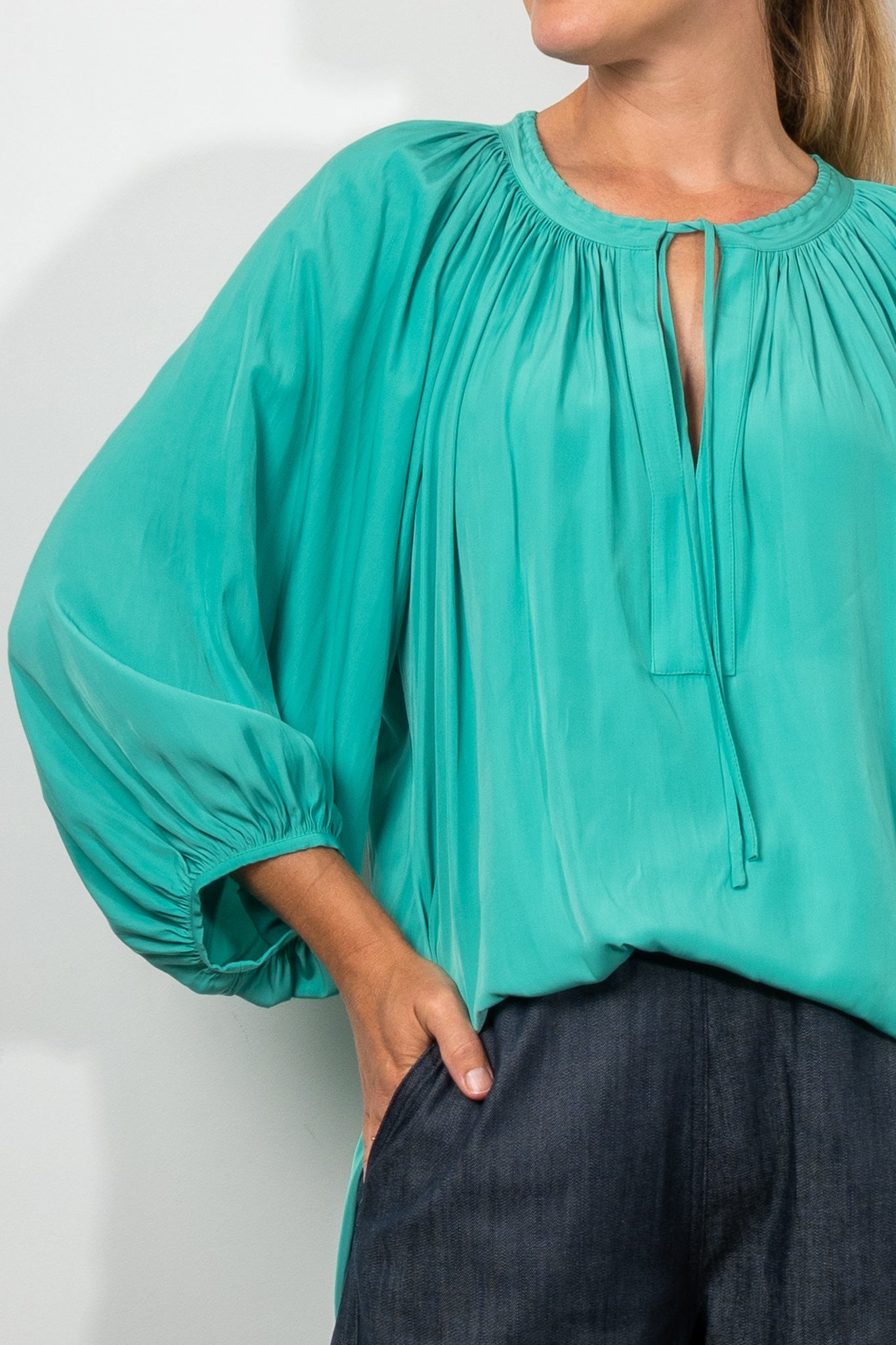 Mela Purdie Artisan Blouse Mache - Handmade Bohemian Top for Women | Perfect for Casual Wear, Date Nights & Summer Outfits
