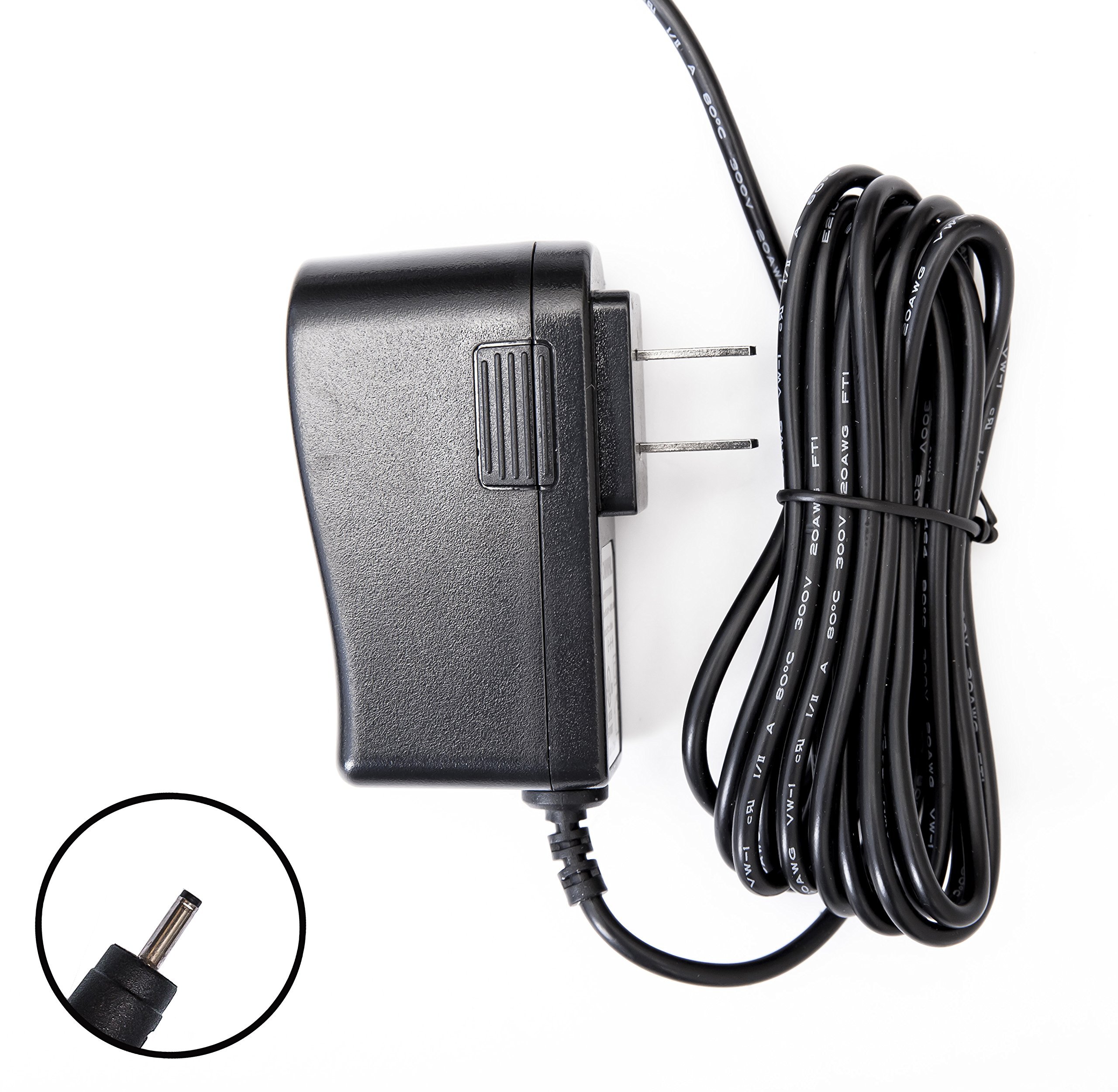 Omnihil 8 Feet Power Cord Replacement for Intertek K05S060050U Power Adapter - Perfect for Home Office, Electronics & Appliances