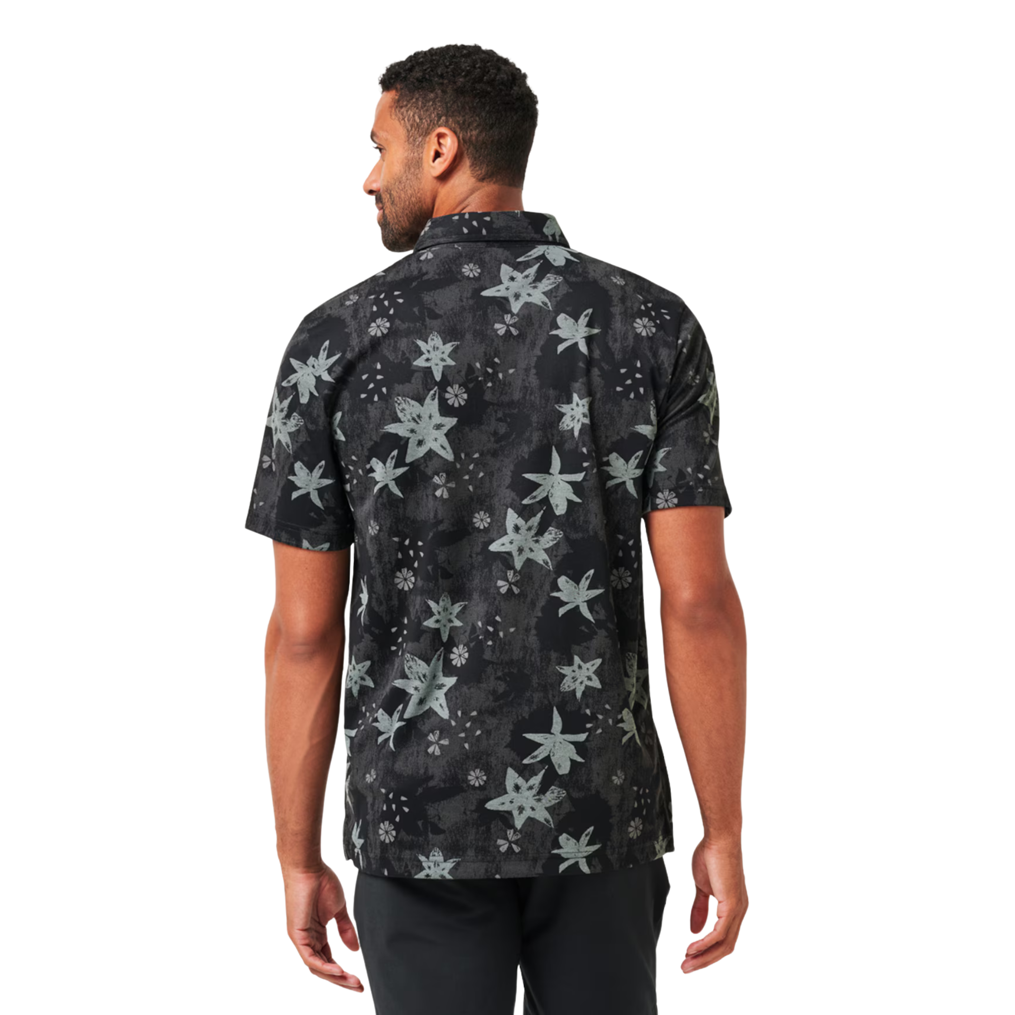 TravisMathew Men's Trek Tide Performance Polo Shirt - Moisture-Wicking, Breathable & Quick-Dry for Golf, Tennis & Casual Wear