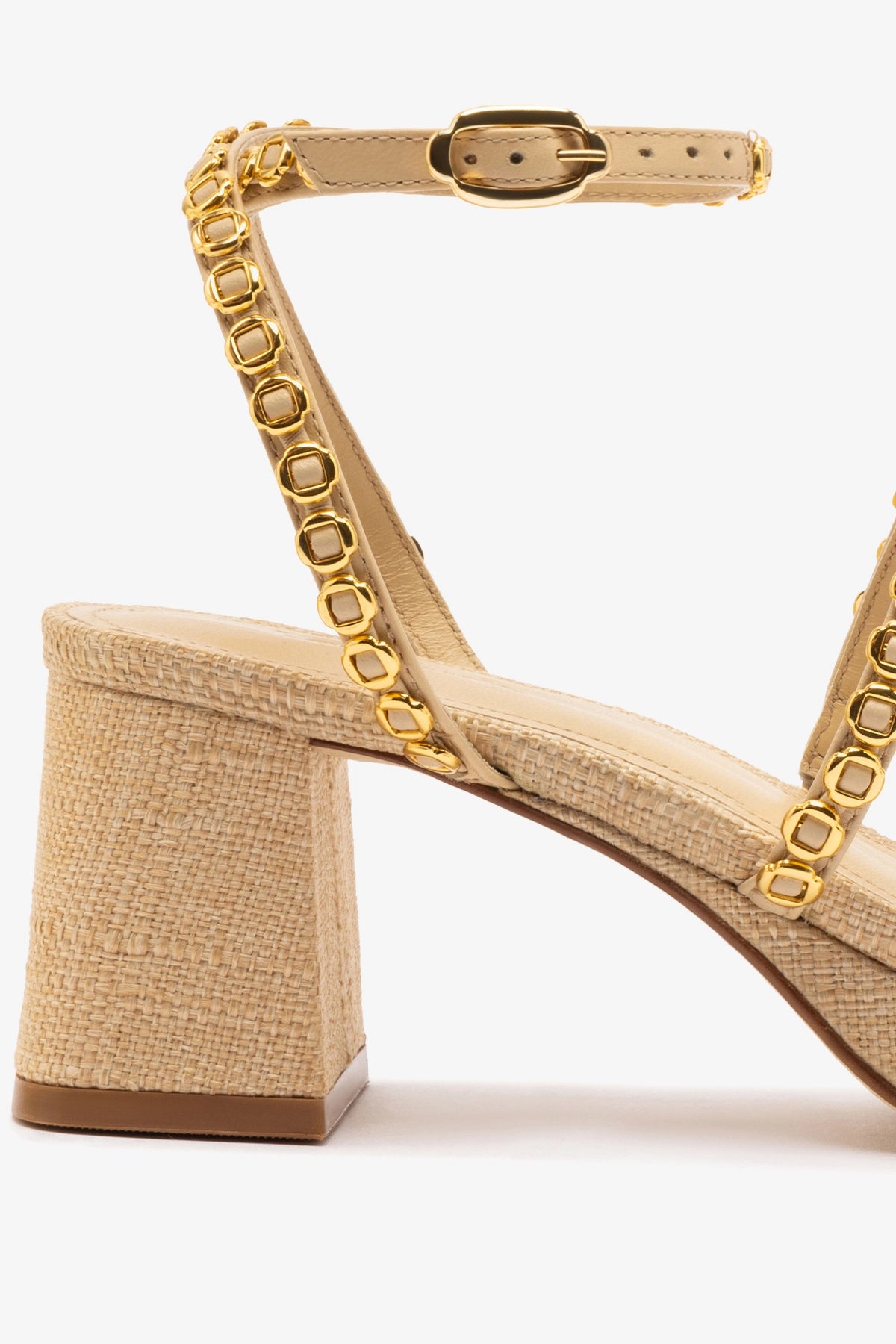 Gio Milanina Women's Beige Raffia Sandals - Comfortable Summer Beach Shoes for Outdoor Walking and Vacation