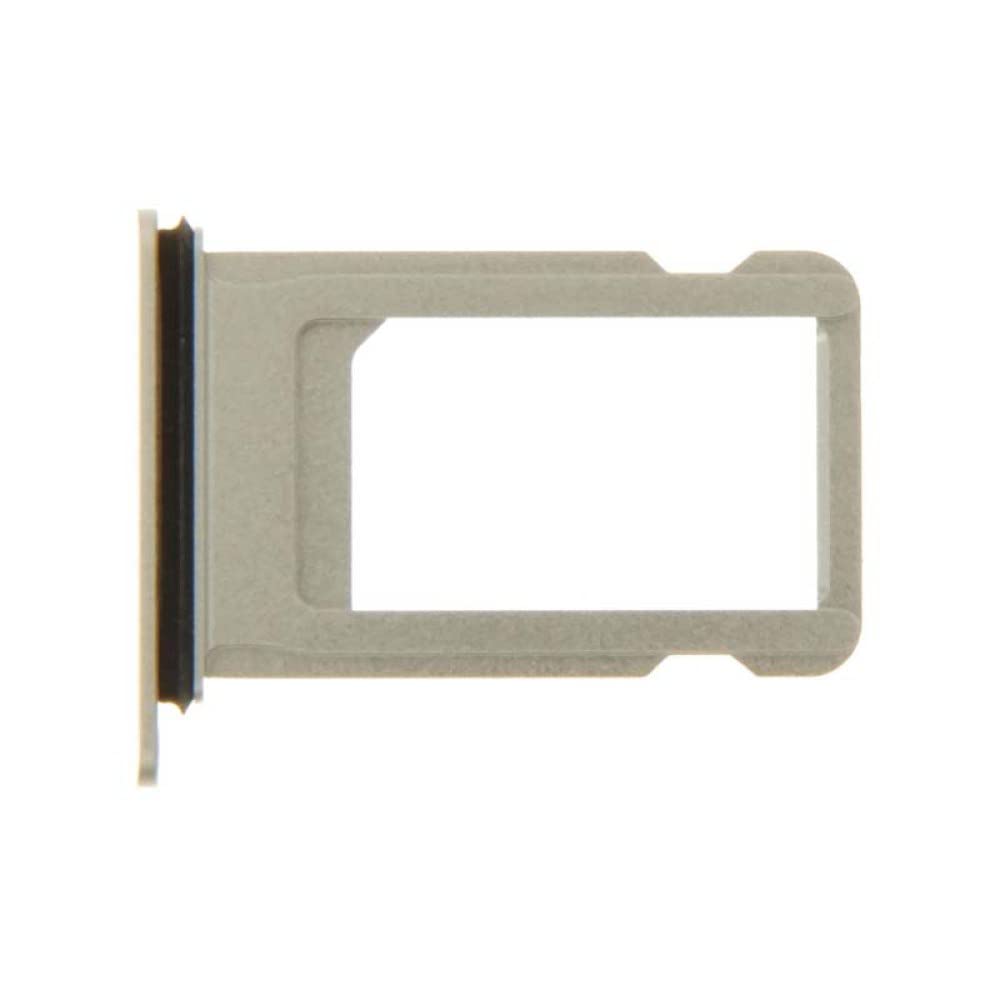 SIM Card Tray for Apple iPhone 8 & SE (2nd Gen) - Replacement Part (Silver) with Eject Tool & Separator Card | Fix Broken/Missing SIM Slot | DIY Repair Accessory for Home & Travel Use