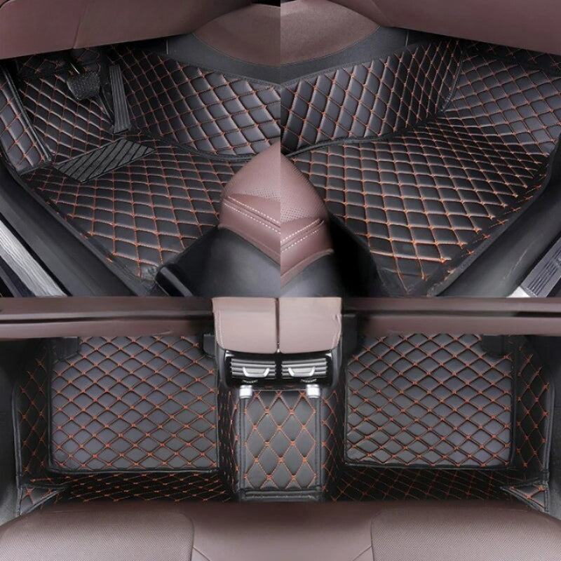 Premium Audi Q6 All-Weather Car Floor Mats - Heavy Duty Custom Fit for Audi Q6 - Waterproof & Durable Protection for Mud, Snow, Sand - Perfect for Daily Commute, Road Trips & Off-Road Adventures