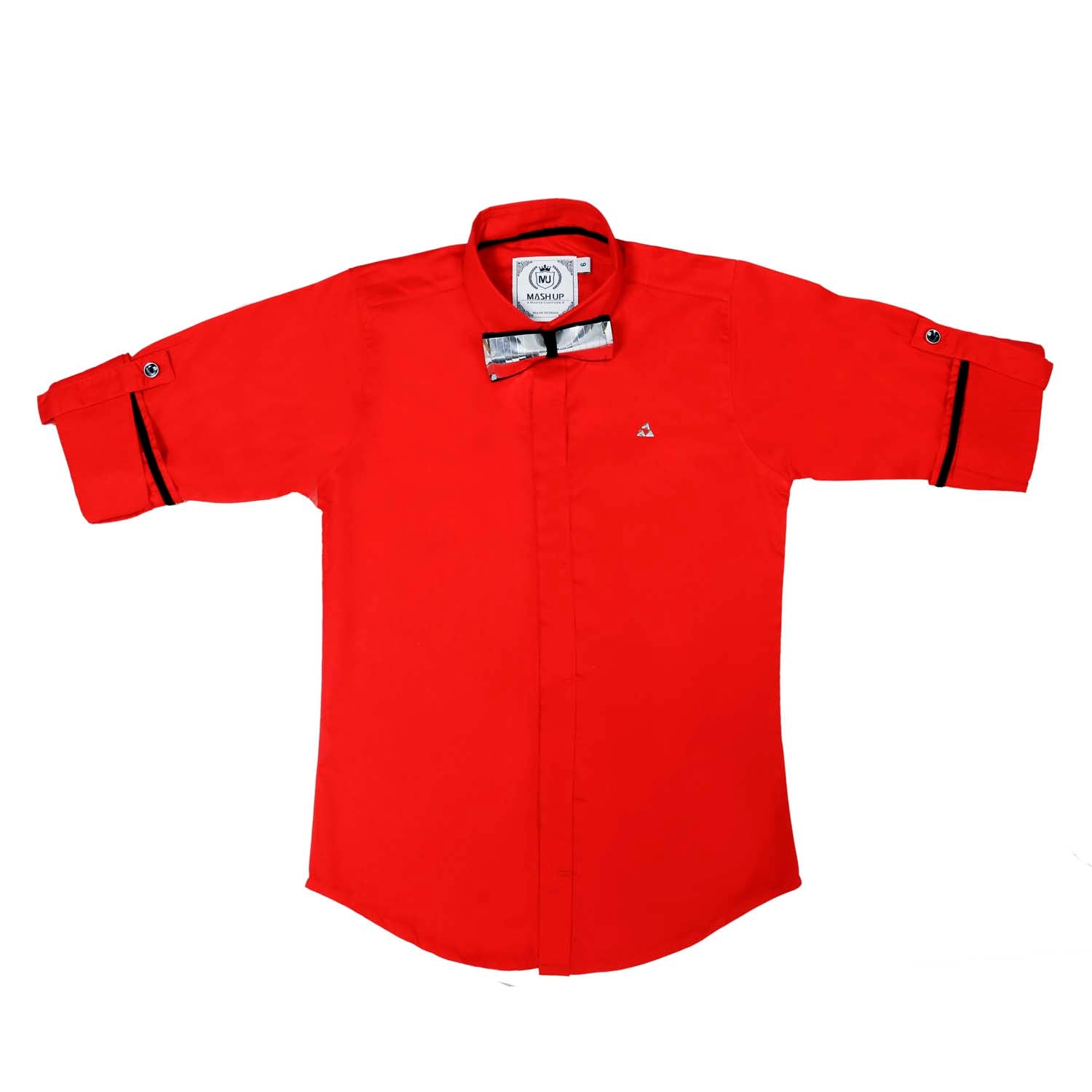 Classic Red T-Shirt for Men - Vintage Mashup Style Casual Tee - Perfect for Everyday Wear, Street Fashion & Retro Outfits