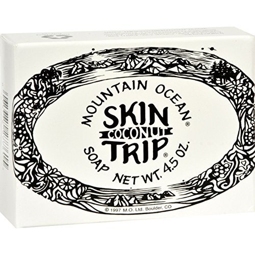 Mountain Ocean Skin Trip Soap - Natural Coconut Moisturizing Bar Soap for Dry Skin - 4.5 oz - Perfect for Shower, Bath & Travel - Vegan & Cruelty-Free Skincare