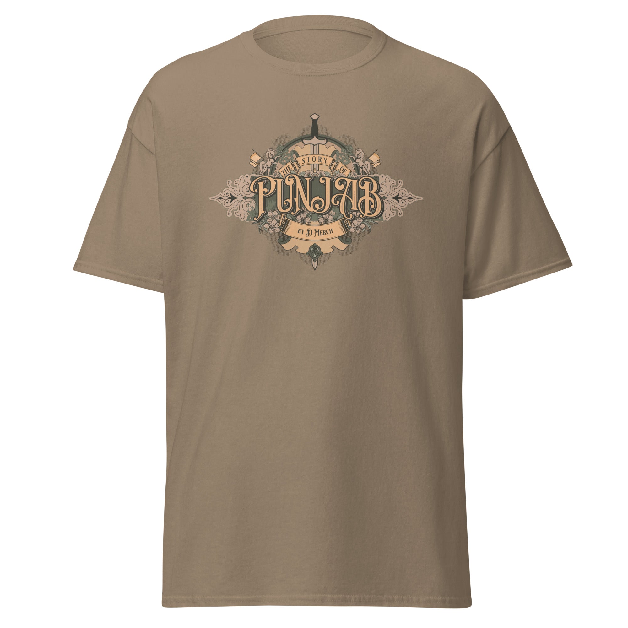 Story of Punjab Men's Classic Cotton T-Shirt | Comfortable Casual Wear for Everyday Outfits | Perfect for Street Style, Weekend Outings & Travel