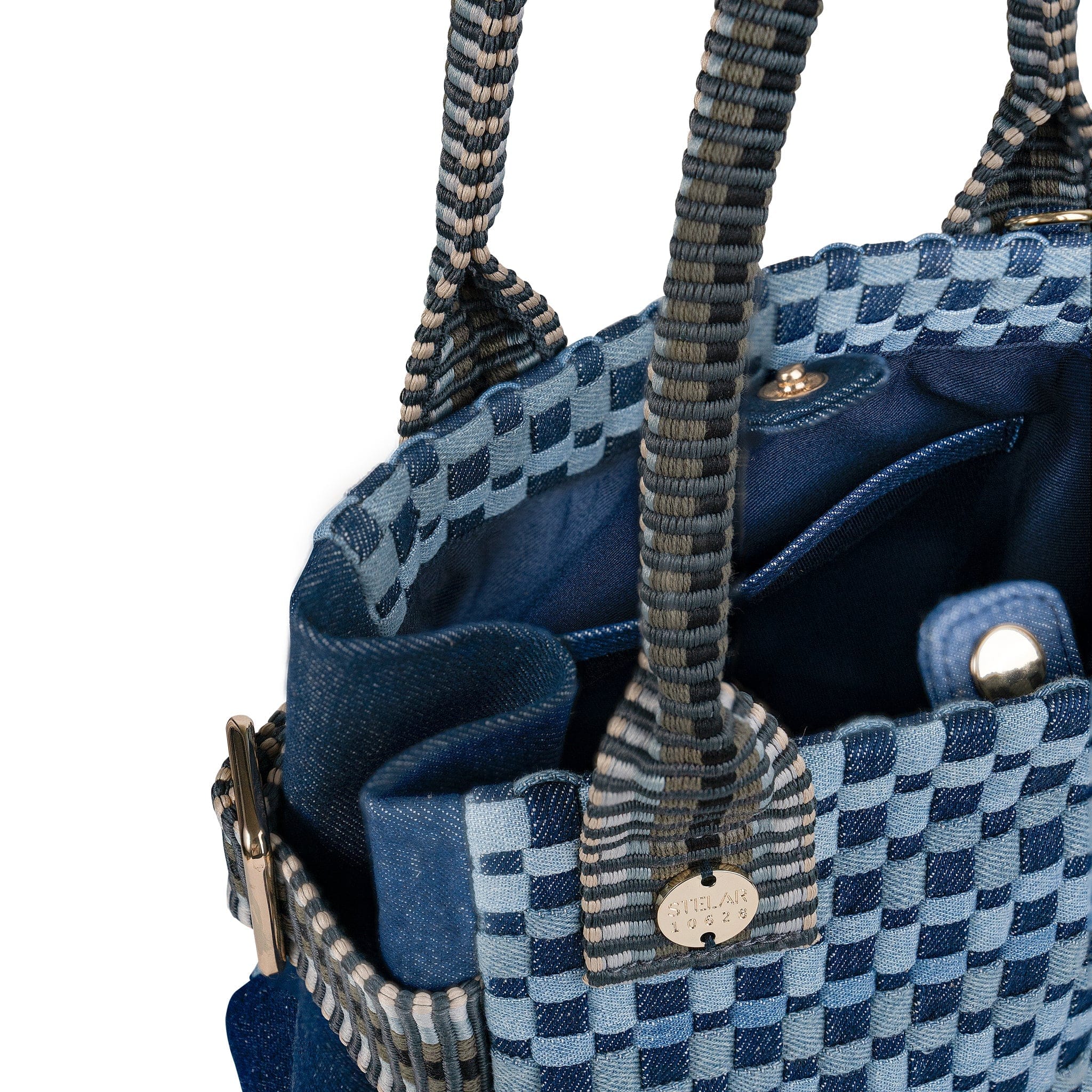 Eco-Friendly Vegan Mini Denim Tote Bag for Women | Blue Crossbody Shoulder Bag | Perfect for Shopping, Beach & Daily Use