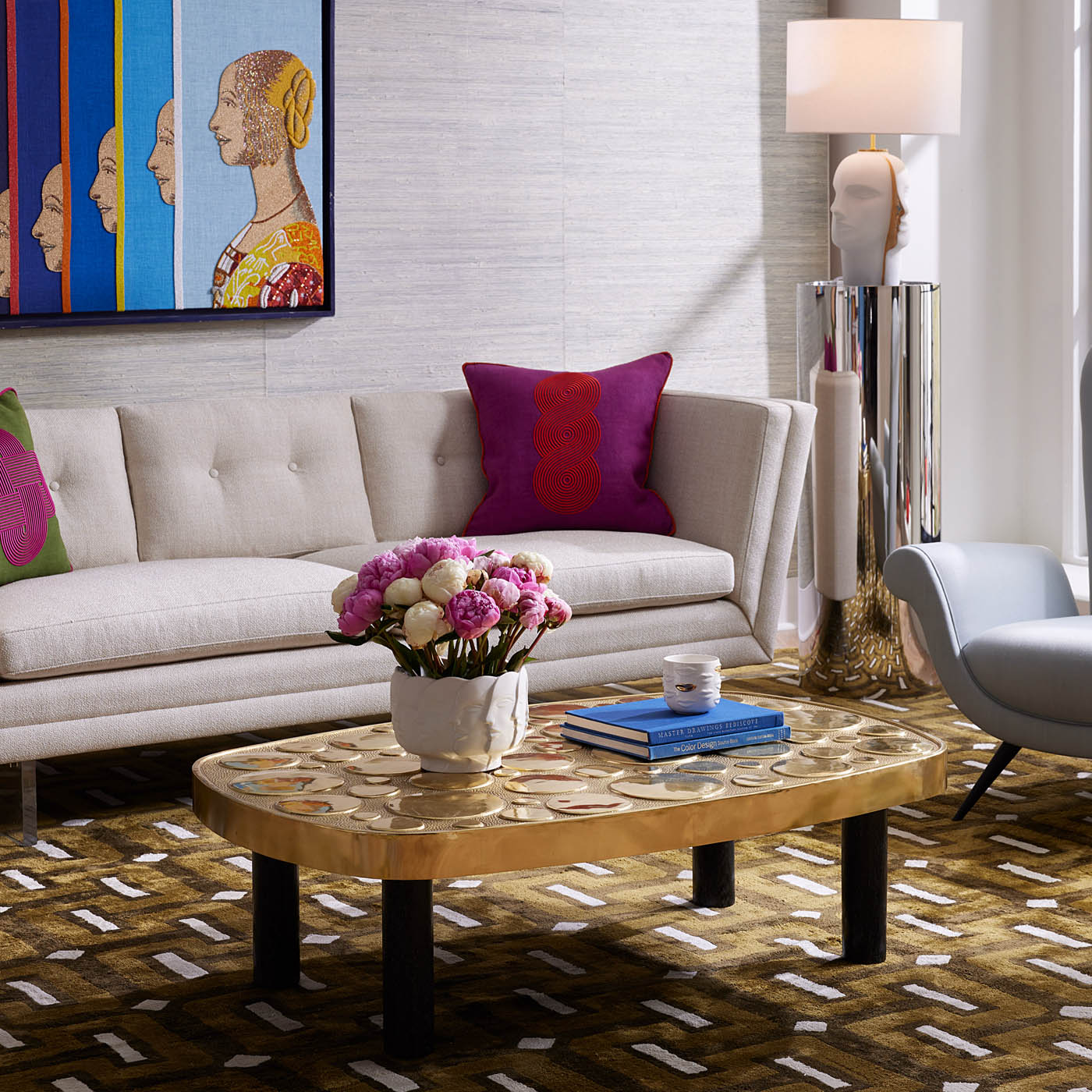 Hand Tufted Thebes Wool Area Rug - Soft & Durable for Living Room, Bedroom, or Office Decor