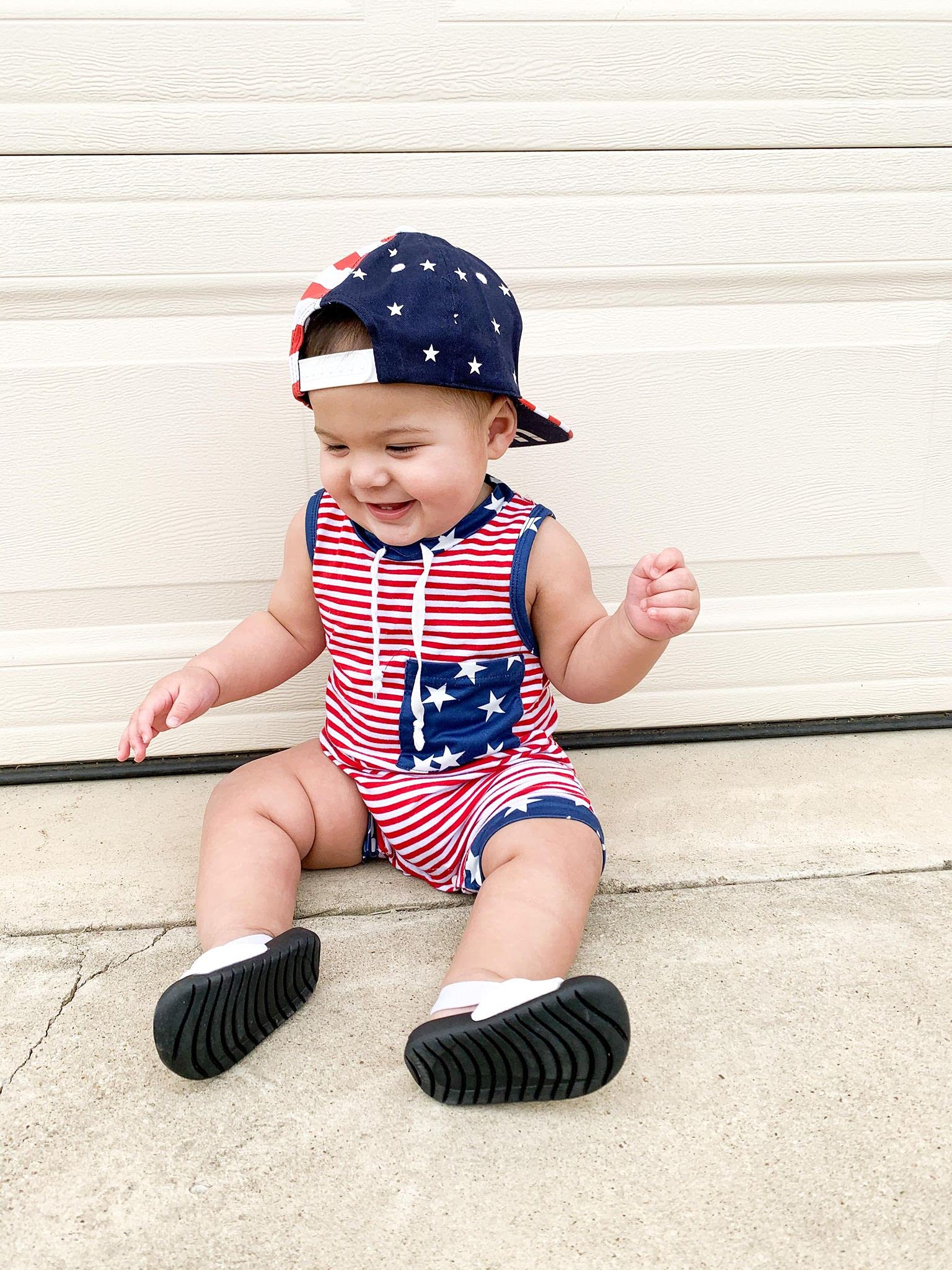 Aalizzwell Baby Boy Romper - Sleeveless Short One-Piece Outfit for Newborn & Infant | Soft & Breathable Summer Clothes for Playtime, Park Visits & Family Photos