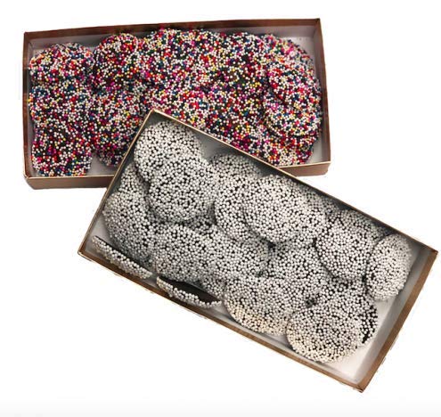 Anthony Thomas Milk Chocolate Nonpareils - 42 Count, Creamy & Delicious Rich Milk Chocolates with Assorted Seeds Topping | Perfect for Party Favors, Gift Baskets & Holiday Treats