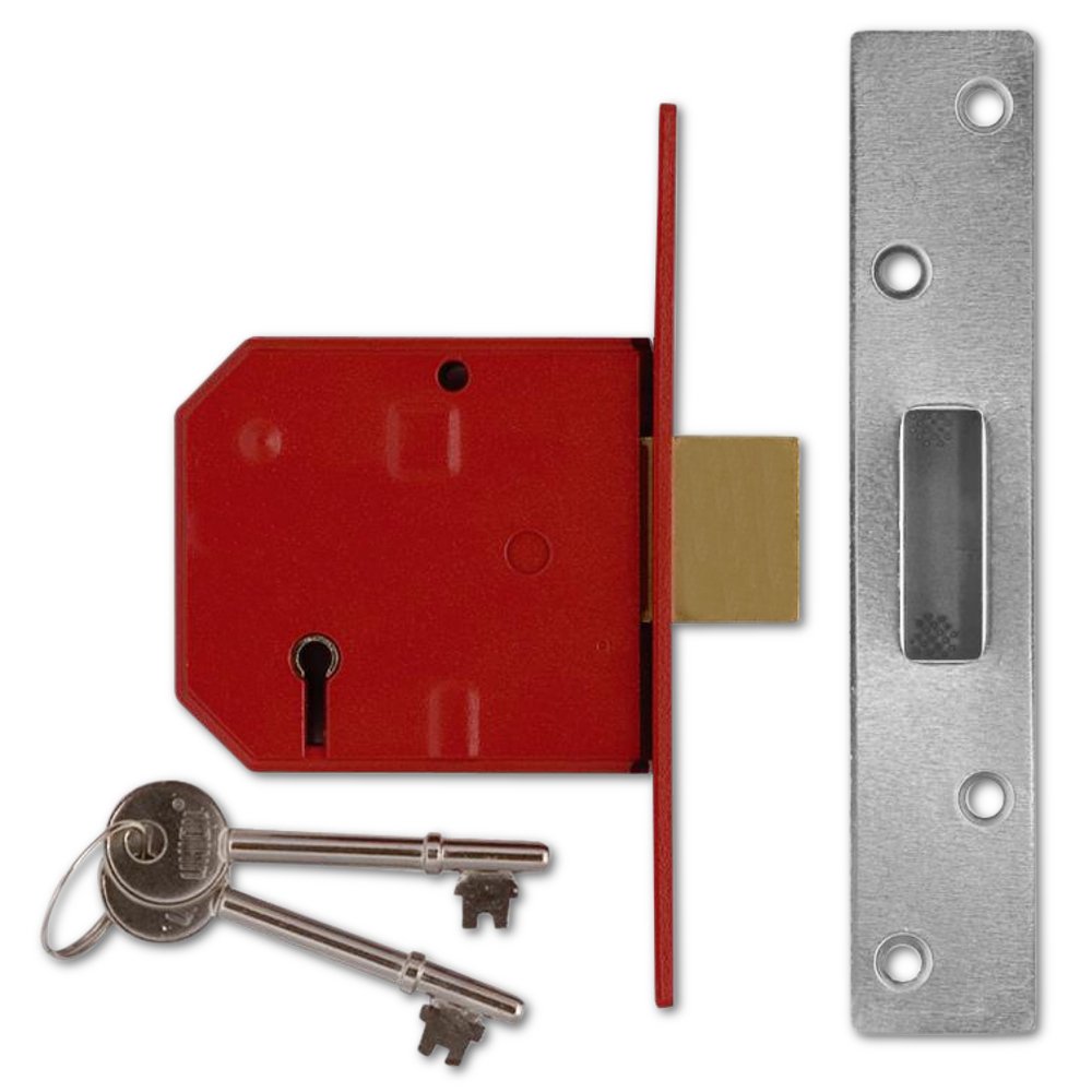 UNION 2134 5 Lever Deadbolt Lock - 79.5mm SC KA (Set of 6) - High Security Door Locks for Home & Business Use