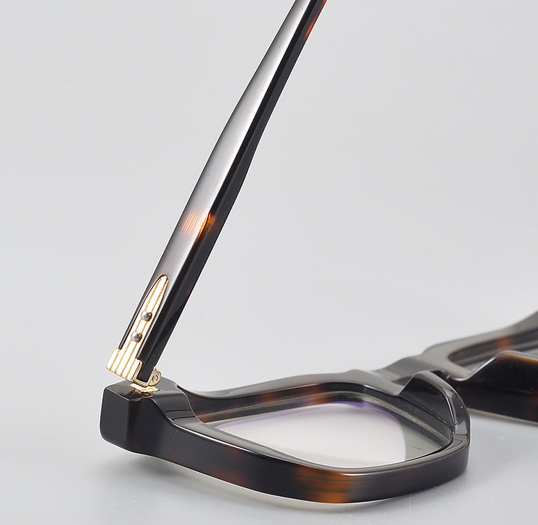 Stylish Acetate Square Glasses Frames MS JMMPD02 - Lightweight & Durable Eyewear for Women & Men - Perfect for Reading, Working & Fashion Accessories