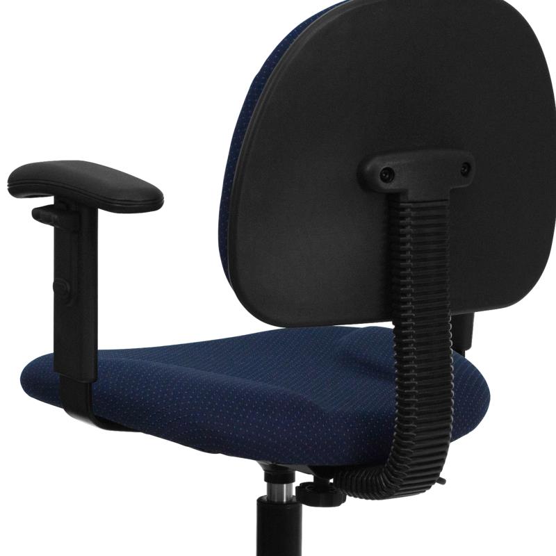 FLASH Patterned Fabric Drafting Chair BT 659 - Adjustable Height Office Chair for Artists, Architects & Designers - Ergonomic Stool for Drafting Table, Studio & Workspace