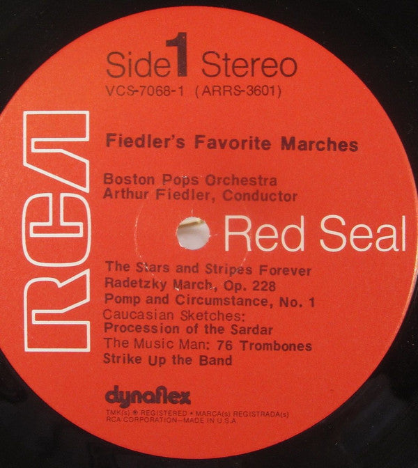 Arthur Fiedler & The Boston Pops Orchestra - Fiedler's Favorite Marches: 2xLP Vinyl Record Compilation (Dynamic Sound, VG+ Condition) - Perfect for Classical Music Collectors & March Enthusiasts