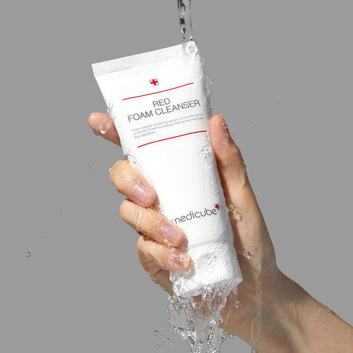 Medicube Red Foam Cleanser 120ml - Deep Pore Cleansing for Acne Prone Skin | Korean Skincare for Oily & Sensitive Skin | Daily Face Wash for Clear Complexion