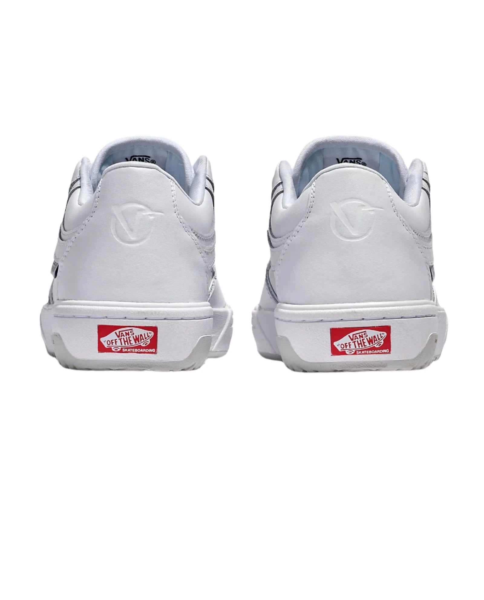 VANS Skate Rowan 2 Leather Skateboarding Shoes for Men - White & Black High-Performance Sneakers for Street Style & Skate Park | Perfect for Skaters, Urban Fashion & Casual Wear