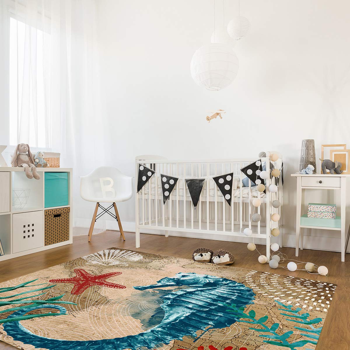 Nautical Theme Area Rug 2'7