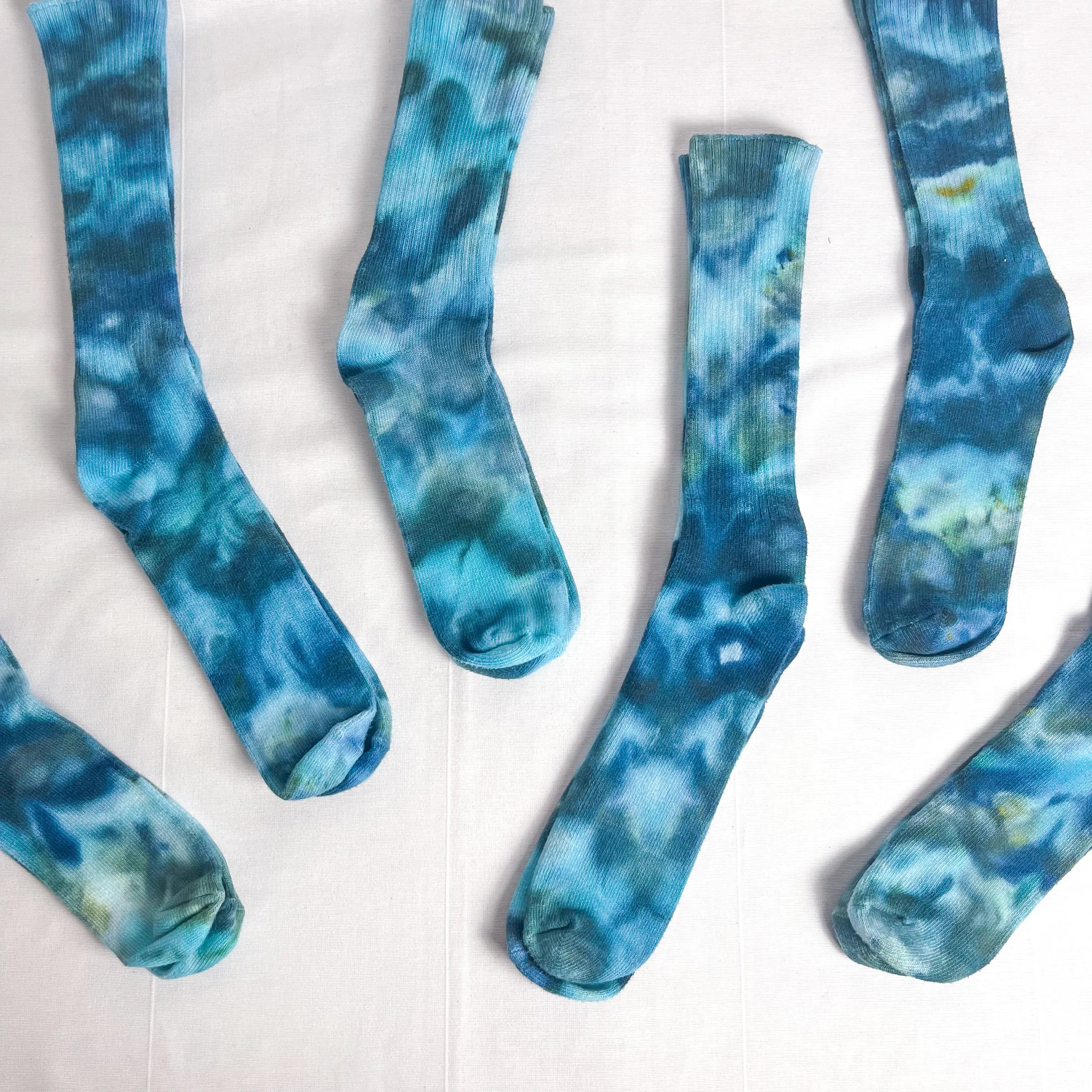 Hand Dyed Bamboo Socks for Adults - Eco-Friendly, Breathable & Comfortable - Perfect for Yoga, Running & Everyday Wear