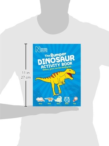 The Ultimate Bumper Dinosaur Activity Book: Stickers, Games, Dino-Doodling Fun for Kids - Perfect for Home, School, and Travel Adventures!